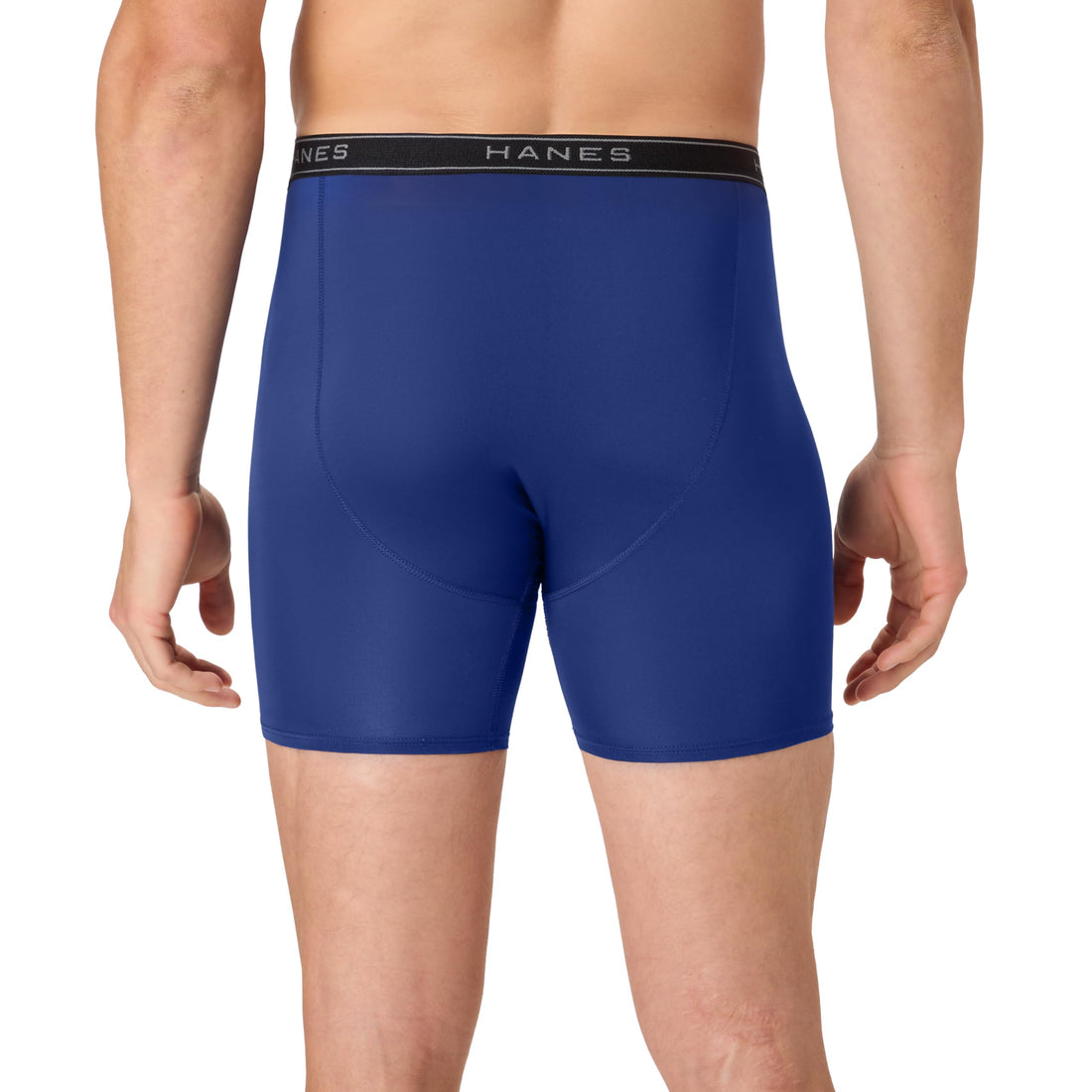 Hanes Men's Underwear Boxer Brief Pack, Performance Stretch Underwear, Moisture-wicking Boxer Briefs for Men, 6-pack