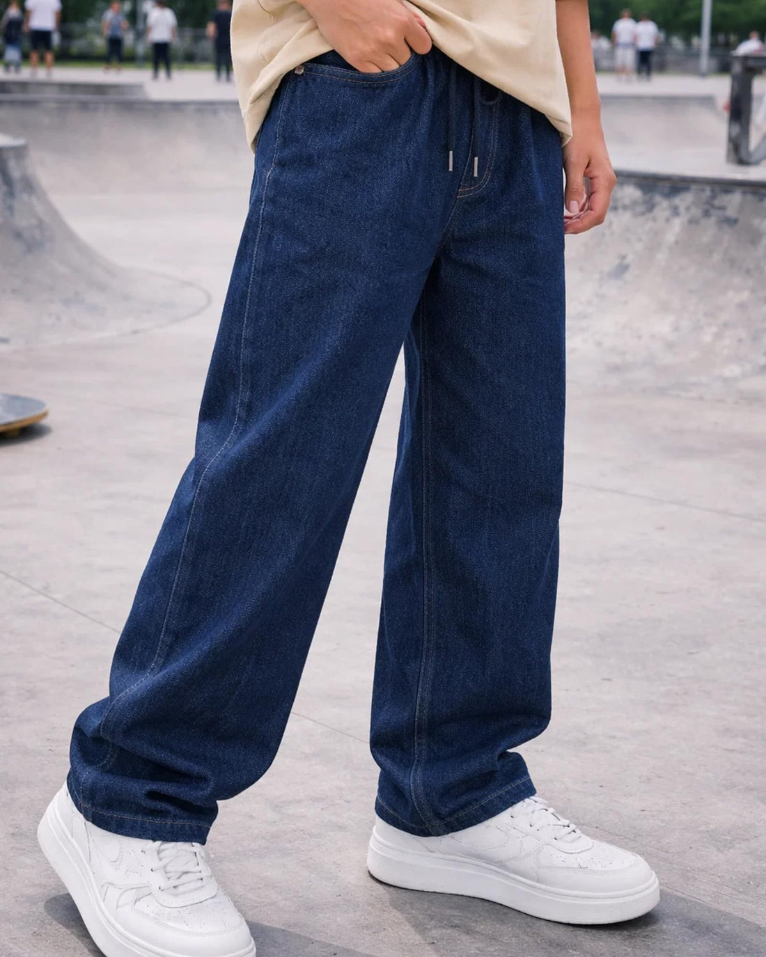Volcom Boys' Regular Fit Pull-On Denim Jeans, 5-Pocket Style | Relaxed Comfort That Moves with Growing Kids, a Classic Timeless Look for School, Weekends or Everyday Wear