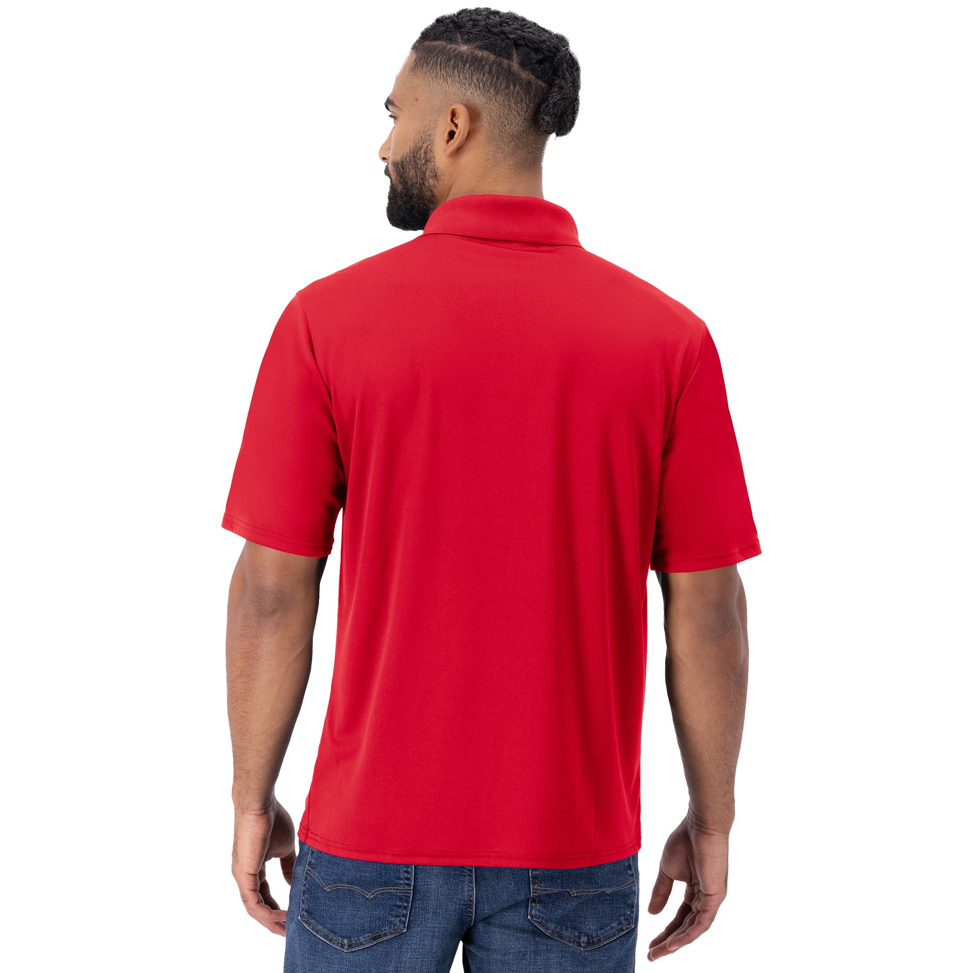 Hanes Men's Cool DRI Polo Shirt, Quick-Drying Performance Polo for Men, UPF Protection