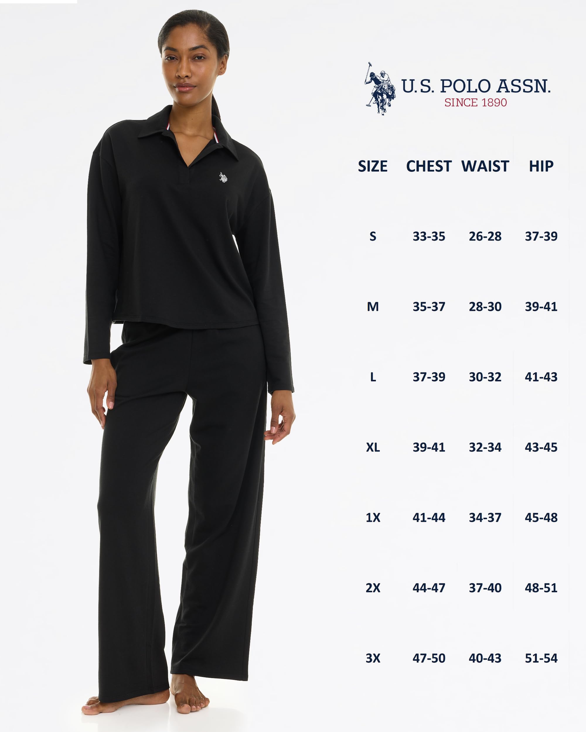 U.S. POLO ASSN. Womens Pajama Sets 2 Piece