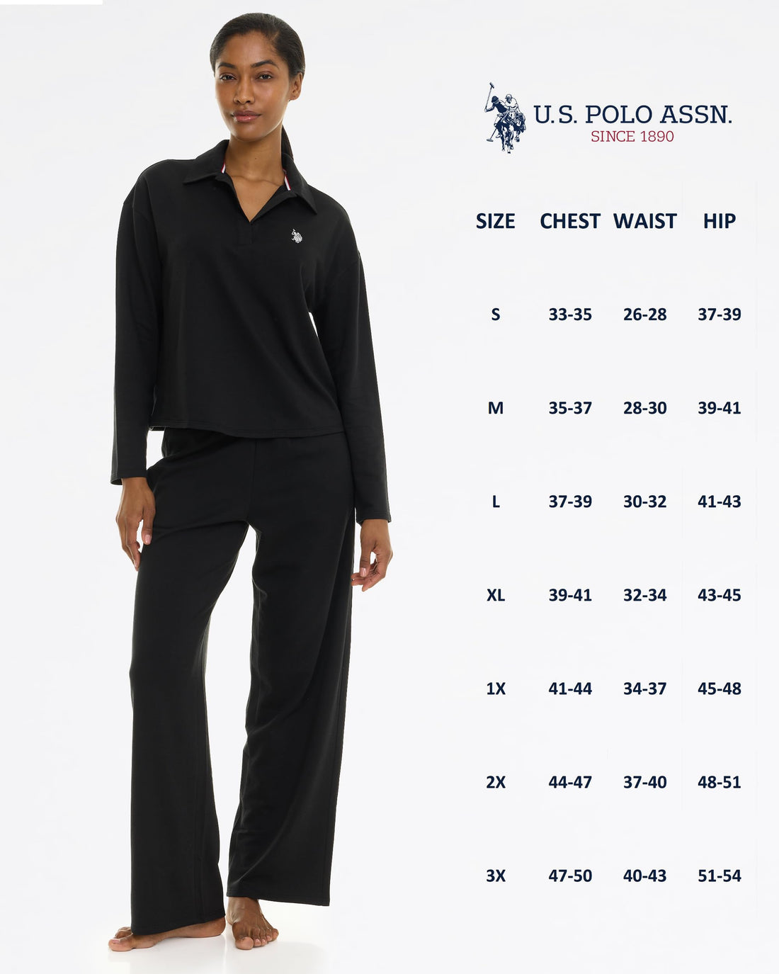 U.S. POLO ASSN. Womens Pajama Sets 2 Piece