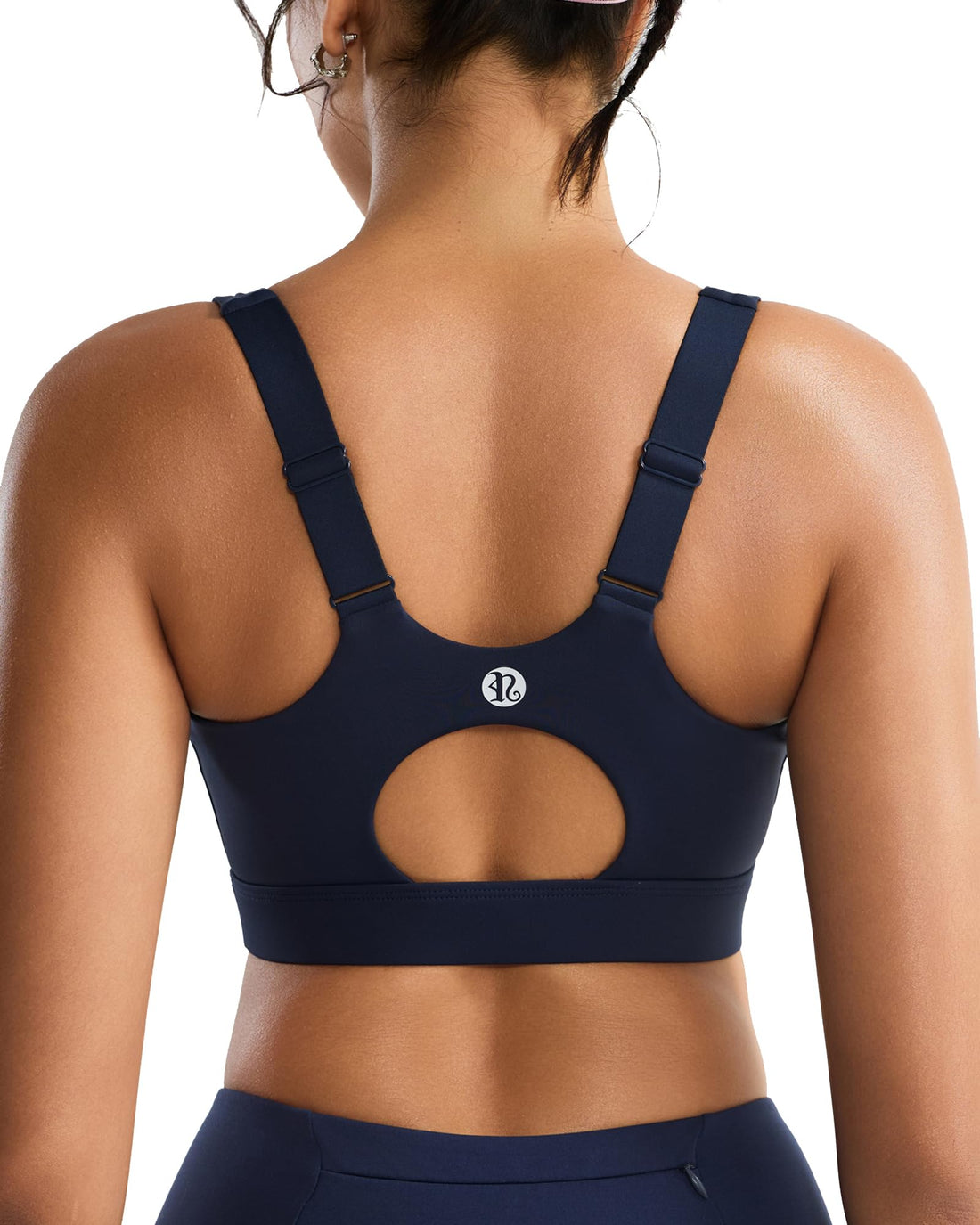 RUNNING GIRL High Impact Sports Bras for Women,Racerback Running Bra Workout Crop Tank Tops Longline Sports Bra Push up