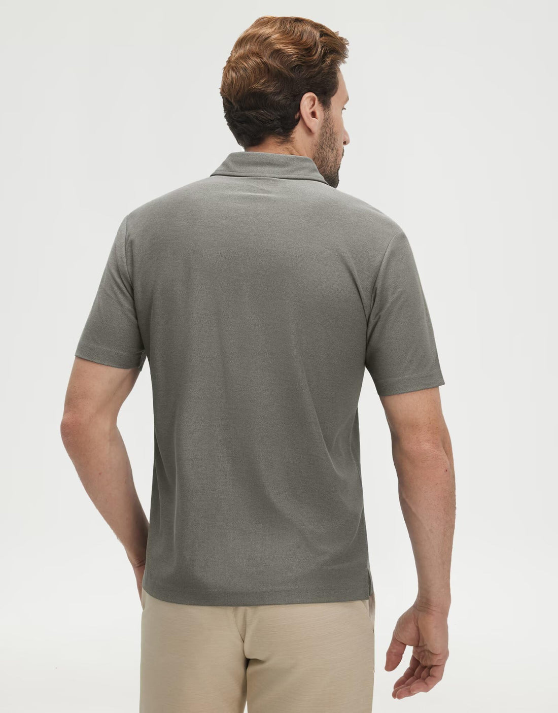 M MAELREG Golf Shirts for Men Heather Pocket Lightweight Moisture Wicking Cllared Stretch Mens Polo Shirts Short Sleeve