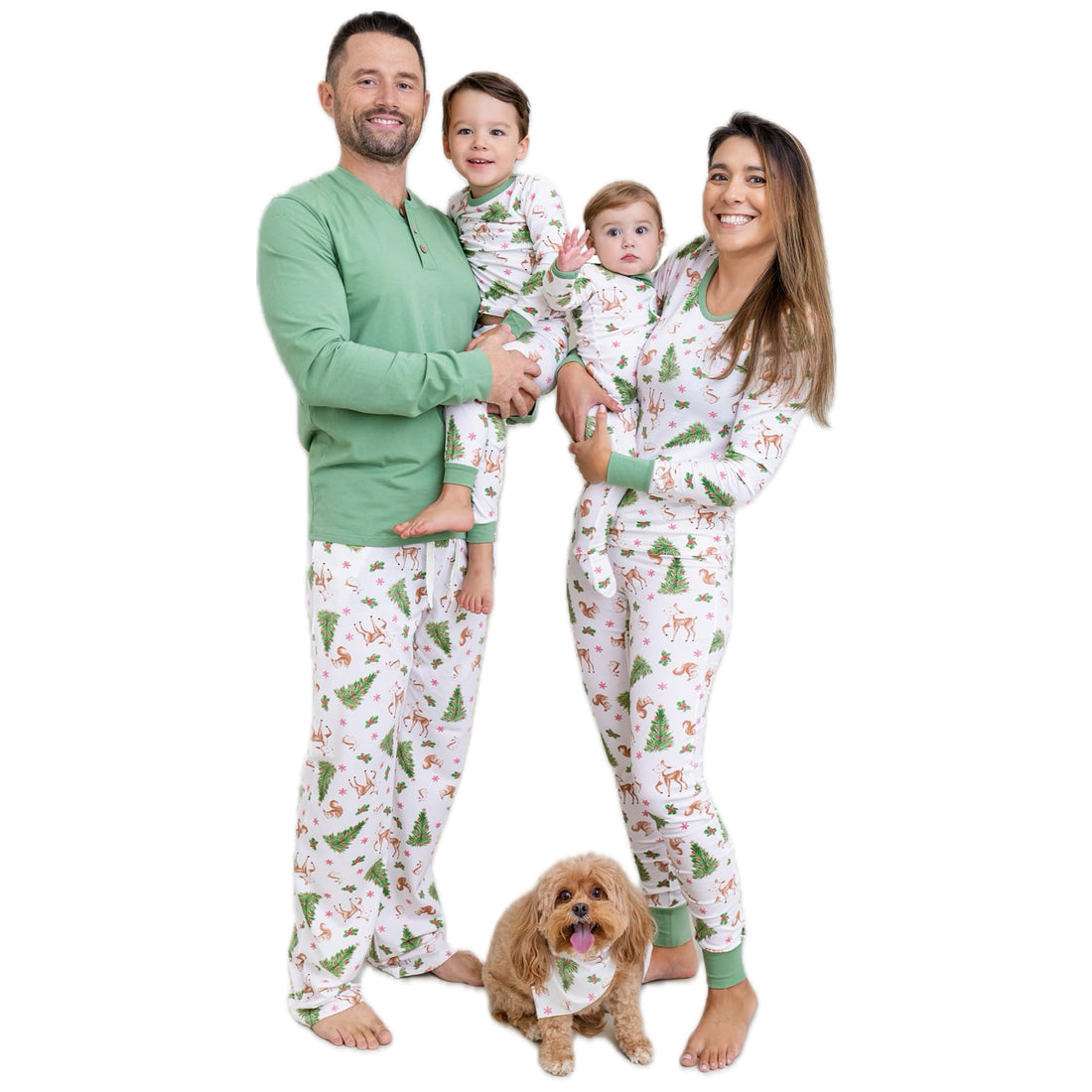Holiday Family Matching Pajamas sets Organic Cotton Christmas/Halloween Family PJs for Adults, Kids, Baby And Pets