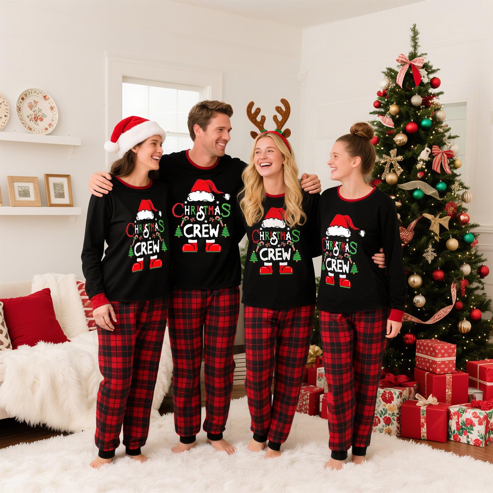 Family Christmas Pajamas Matching Sets Xmas Pjs