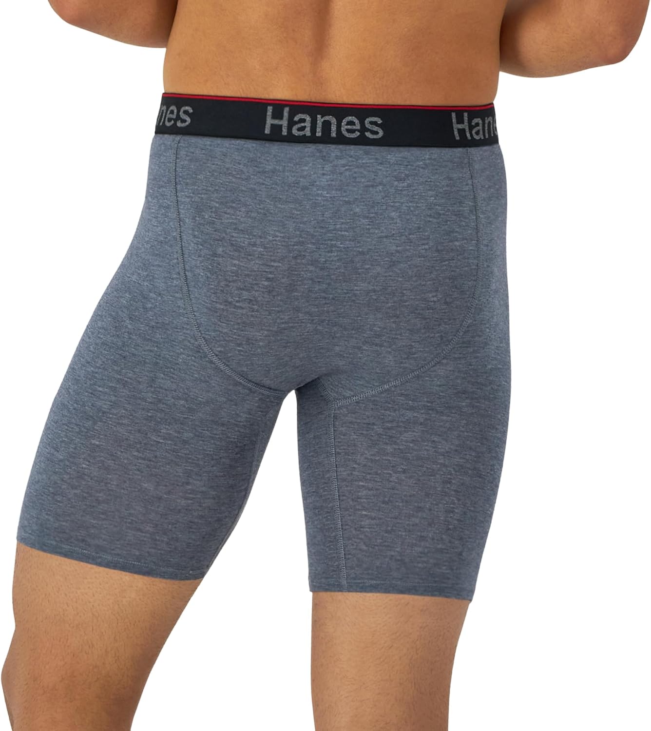 Hanes Men's Total Support Pouch Men's Boxer Brief Underwear, Anti-chafing, Moisture-wicking Odor Control, 3-pack