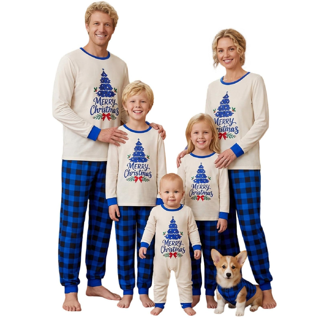 Christmas Pajama Family Matching Pajamas Sets Christmas Pjs Sleepwear Outfits for Christmas Holiday Xmas Party