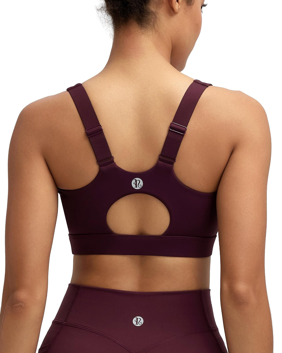 RUNNING GIRL High Impact Sports Bras for Women,Racerback Running Bra Workout Crop Tank Tops Longline Sports Bra Push up