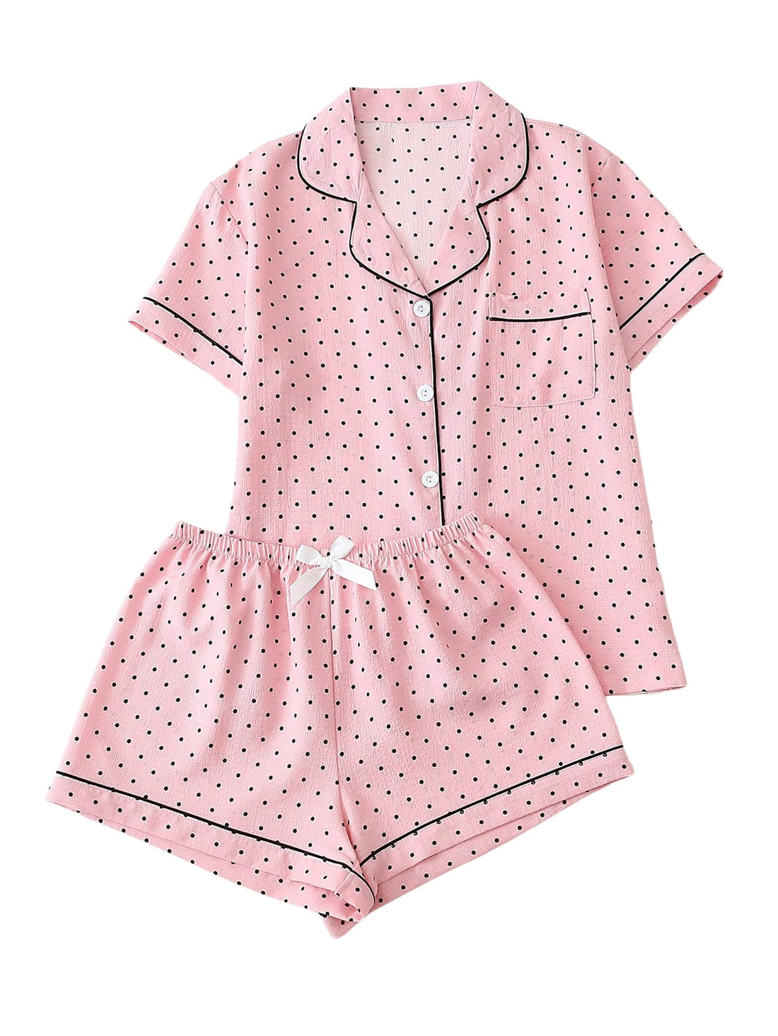 Verdusa Pajamas For Women Set 2 Piece Cute Pjs Sleepwear Lounge Sets
