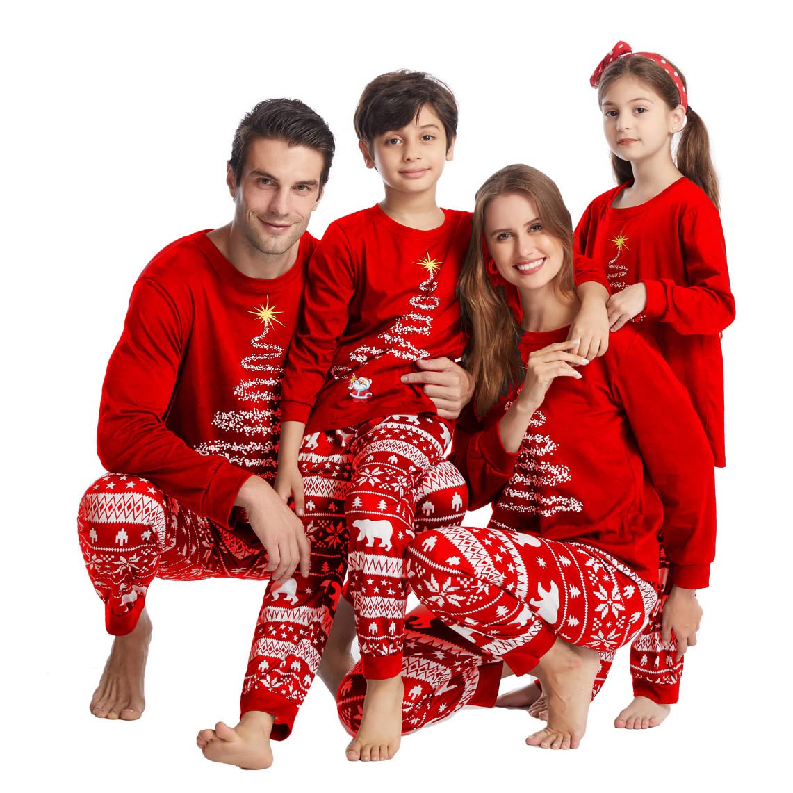 Family Christmas Pajamas Matching sets,Matching Christmas Pajamas Set for family,Womens Sleepwear, Xmas PJS Set