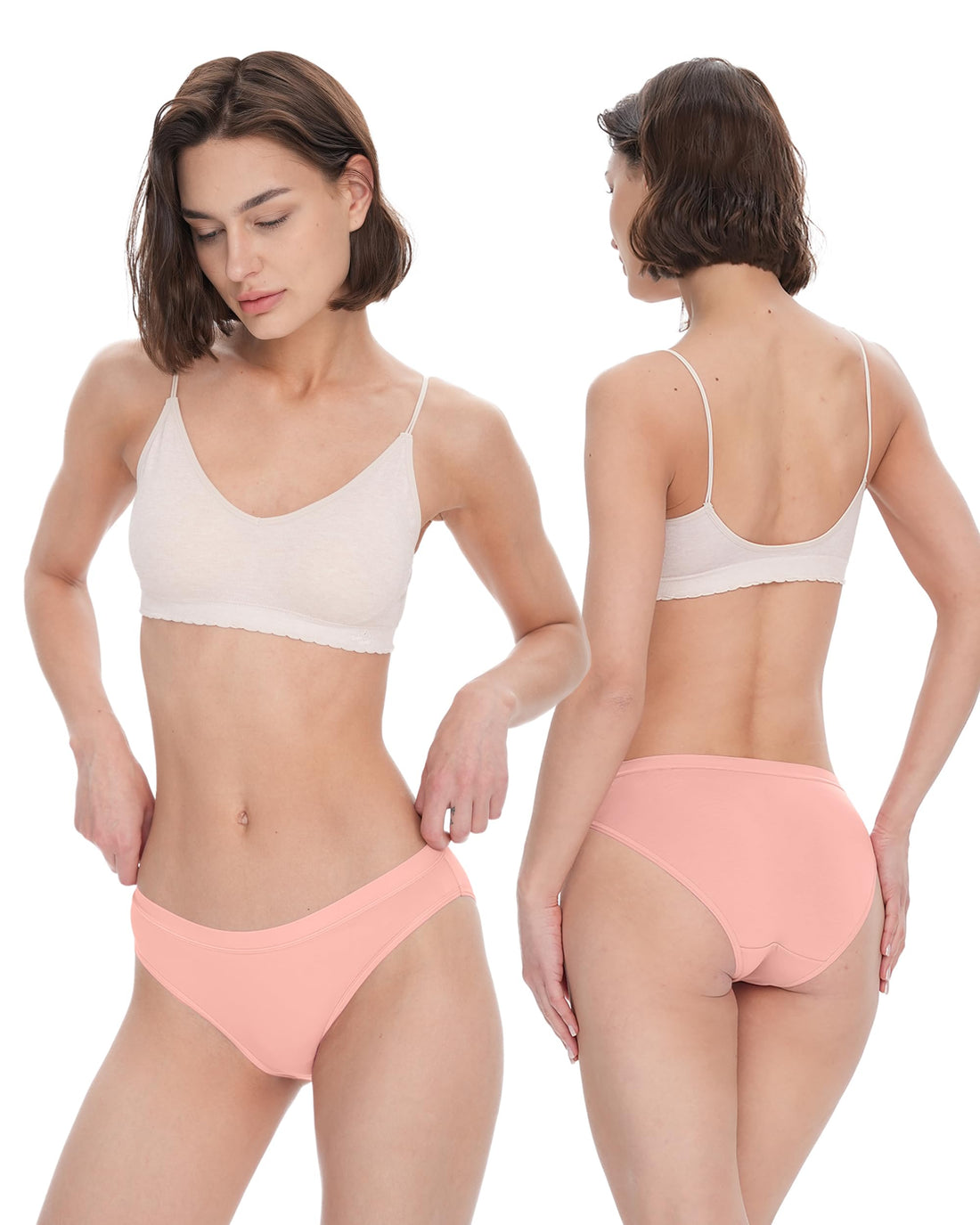 BAMBOO COOL Womens Underwear Bikini Underpants Hipster Ladies Panties Soft Stretch Breathable Panties for Women, 5-Pack