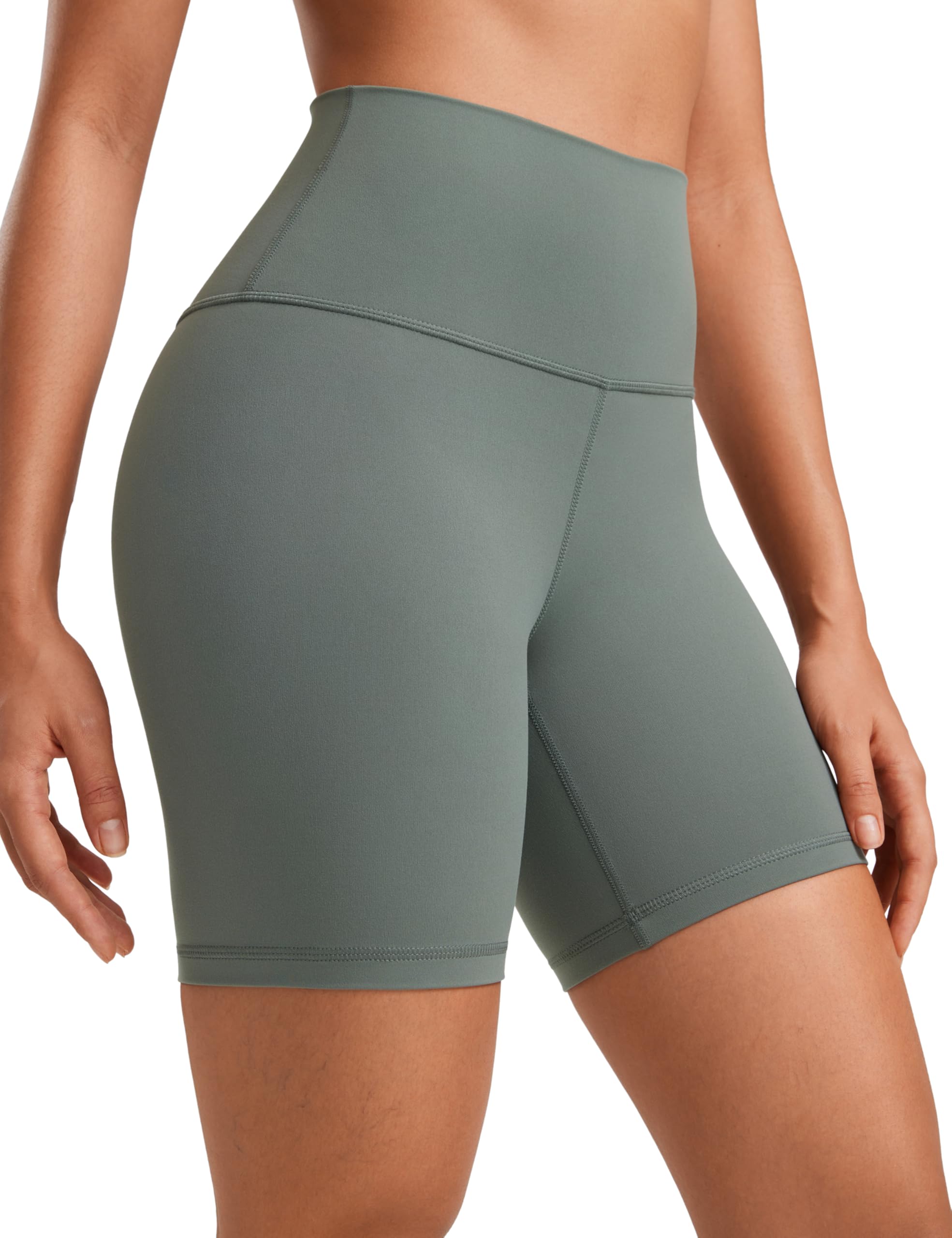 CRZ YOGA Butterluxe Biker Shorts 6" | Extremely Soft, Gentle Compression, Yoga, High Waisted, for Women