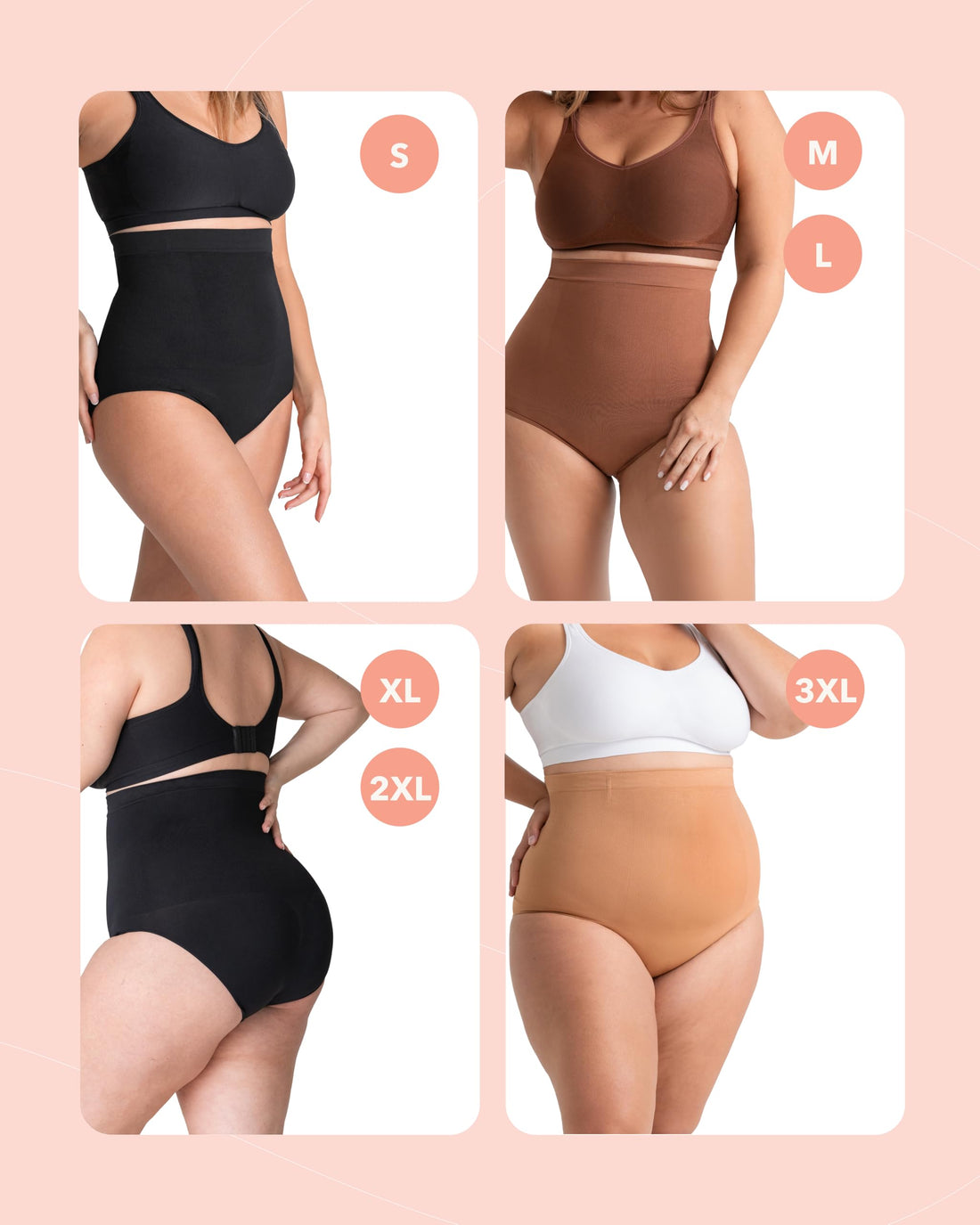 SHAPERMINT Shapewear for Women - Seamless Shapewear Tummy Control Panty, Body Shaper, Tummy Control Underwear for Women