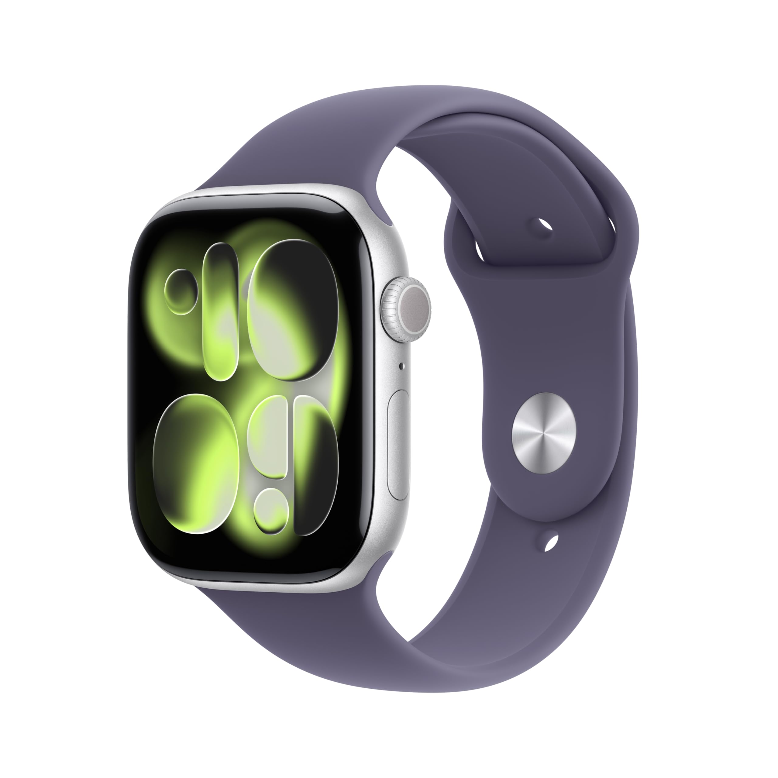 Apple Watch Series 11 [GPS 42mm] Smartwatch with Rose Gold Aluminum Case with Light Blush Sport Band - S/M., Fitness Tracker, Water Resistant (Renewed)
