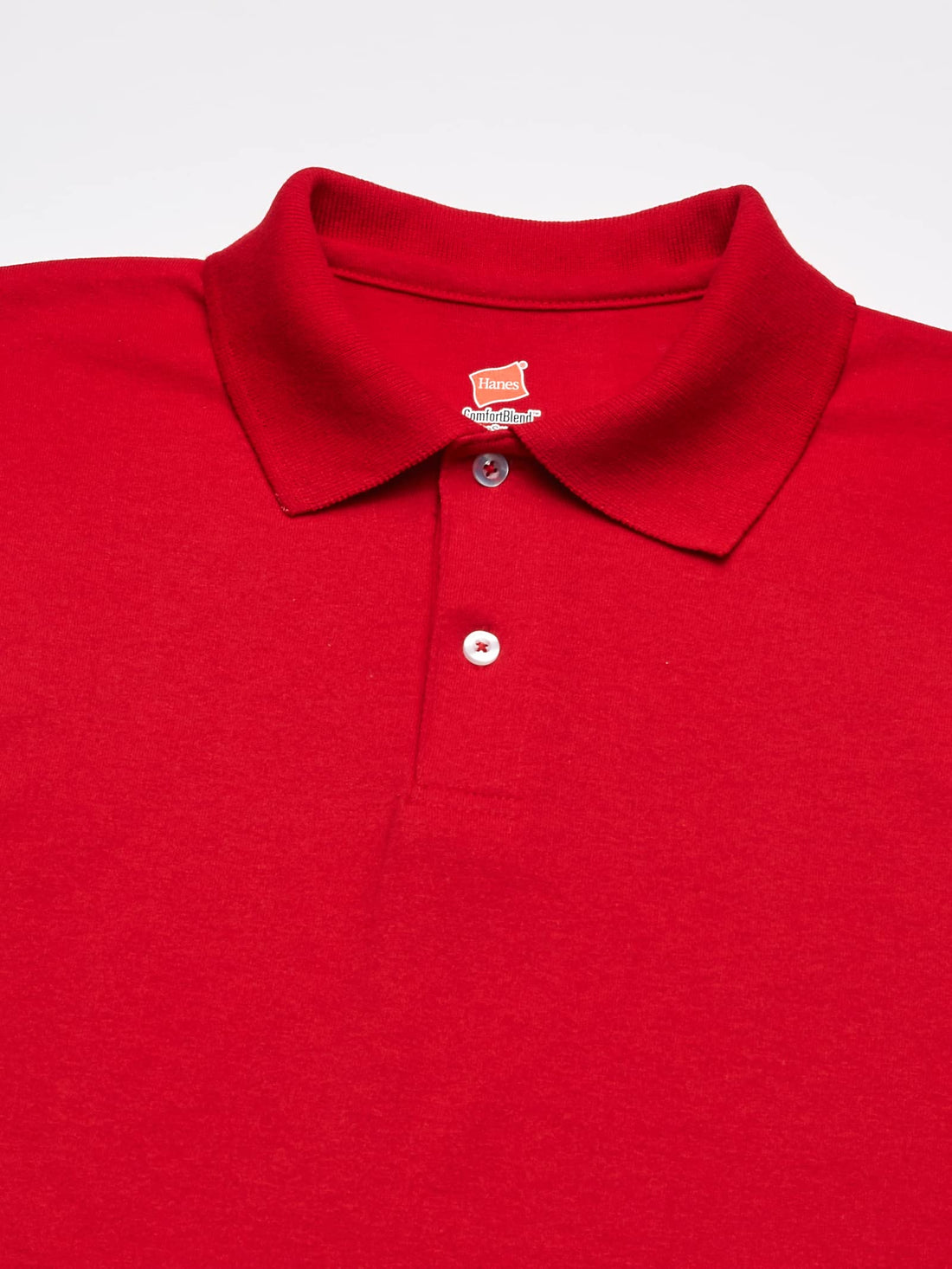 Hanes Boys' Short Sleeve Eco Smart Jersey Polo
