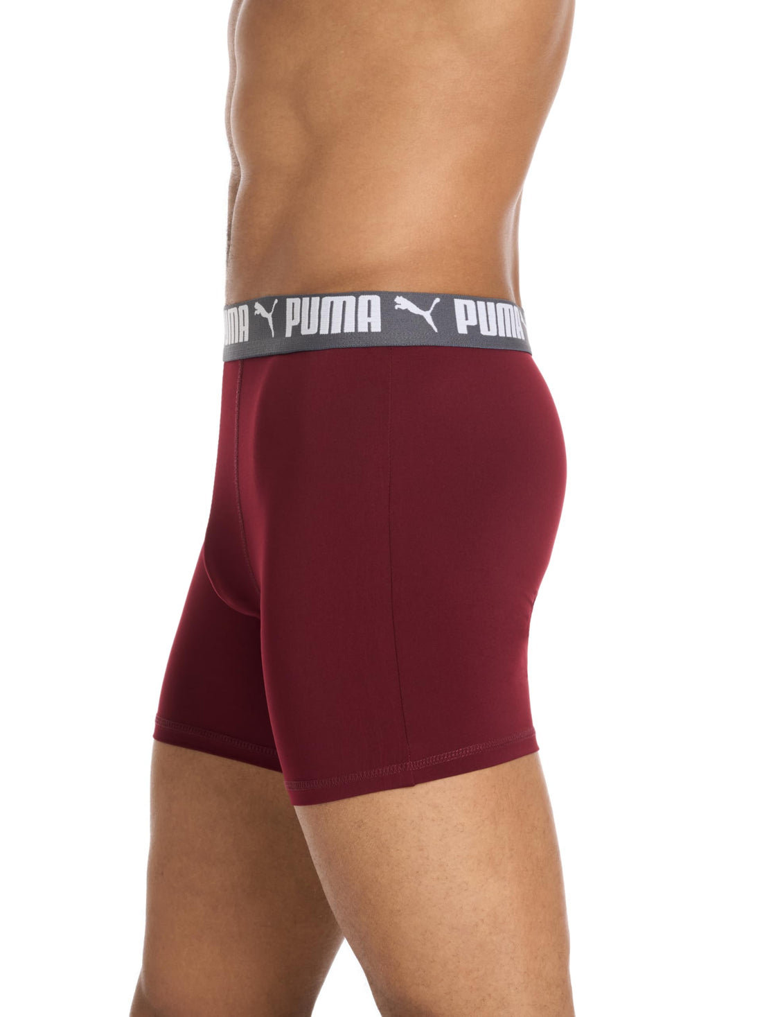 PUMA Men's 5 Pack Performance Boxer Briefs