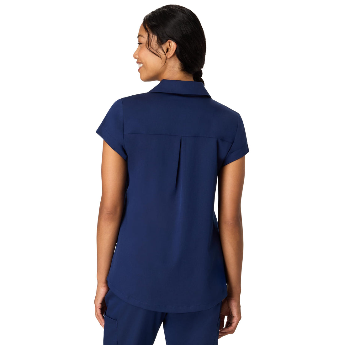 Hanes Women's Scrubs Top, Premium Polo V-Neck Moisture-Wicking Odor Control Women's Shirt
