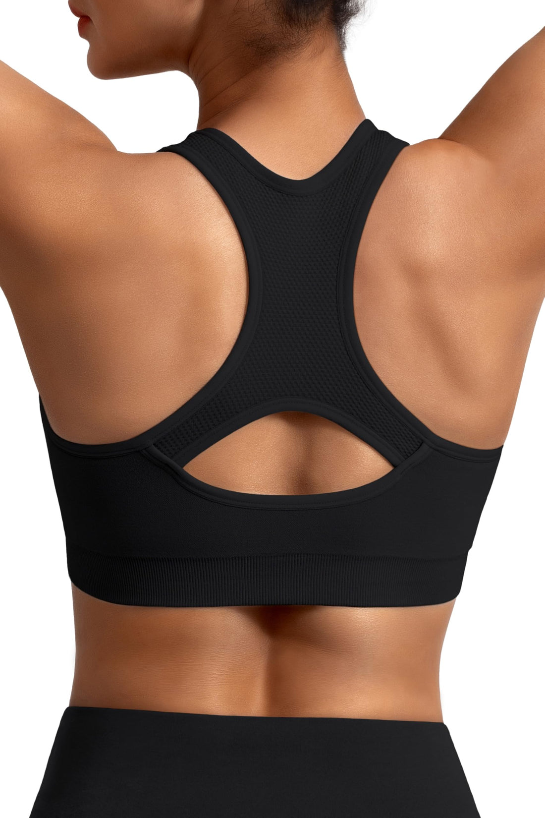 MIRITY Women Racerback Sports Bras - High Impact Workout Gym Activewear Bra