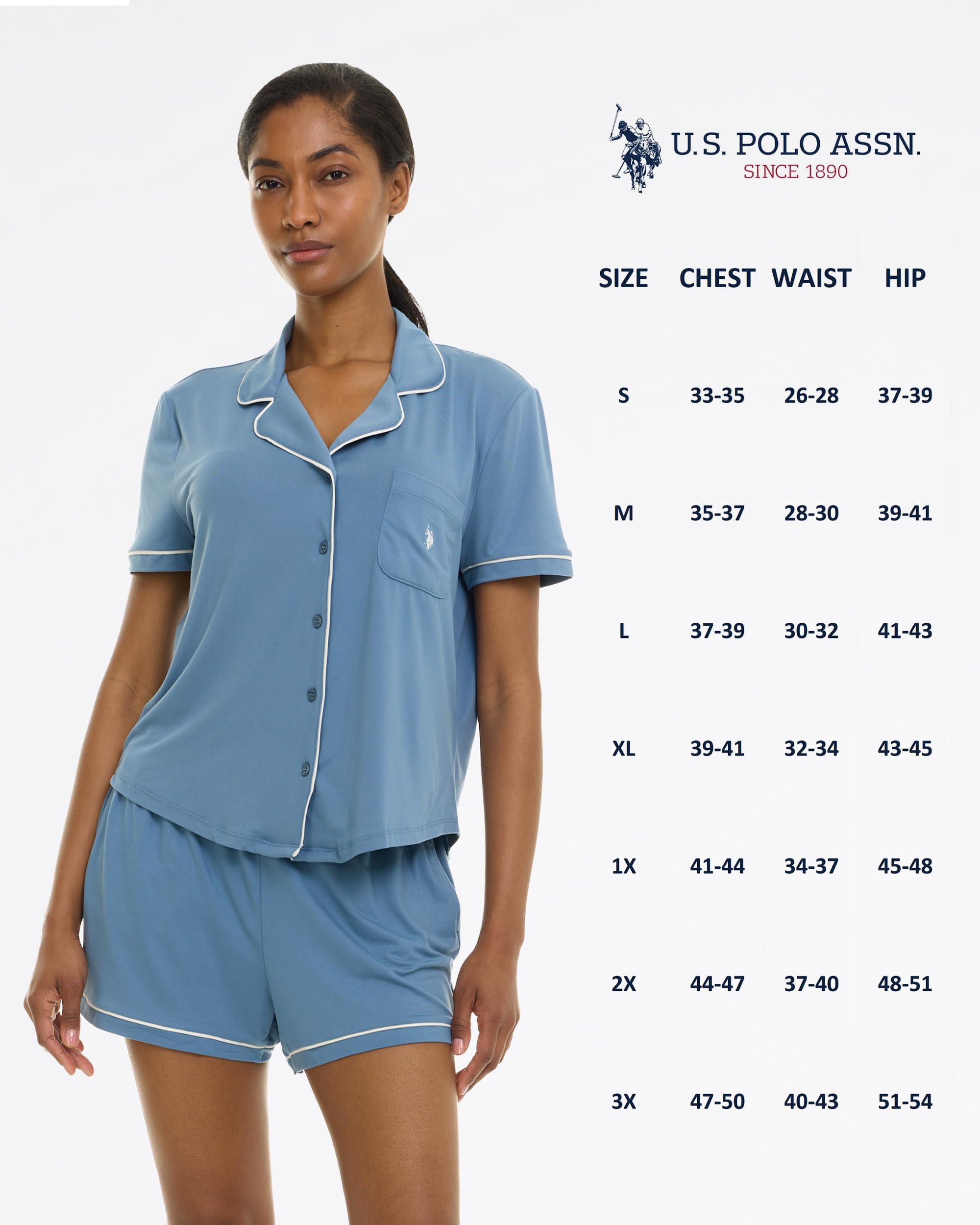 U.S. POLO ASSN. Summer Pajamas for Women Set