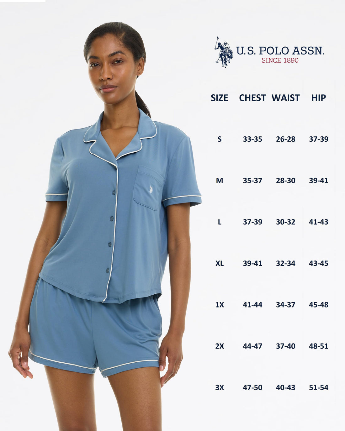 U.S. POLO ASSN. Summer Pajamas for Women Set