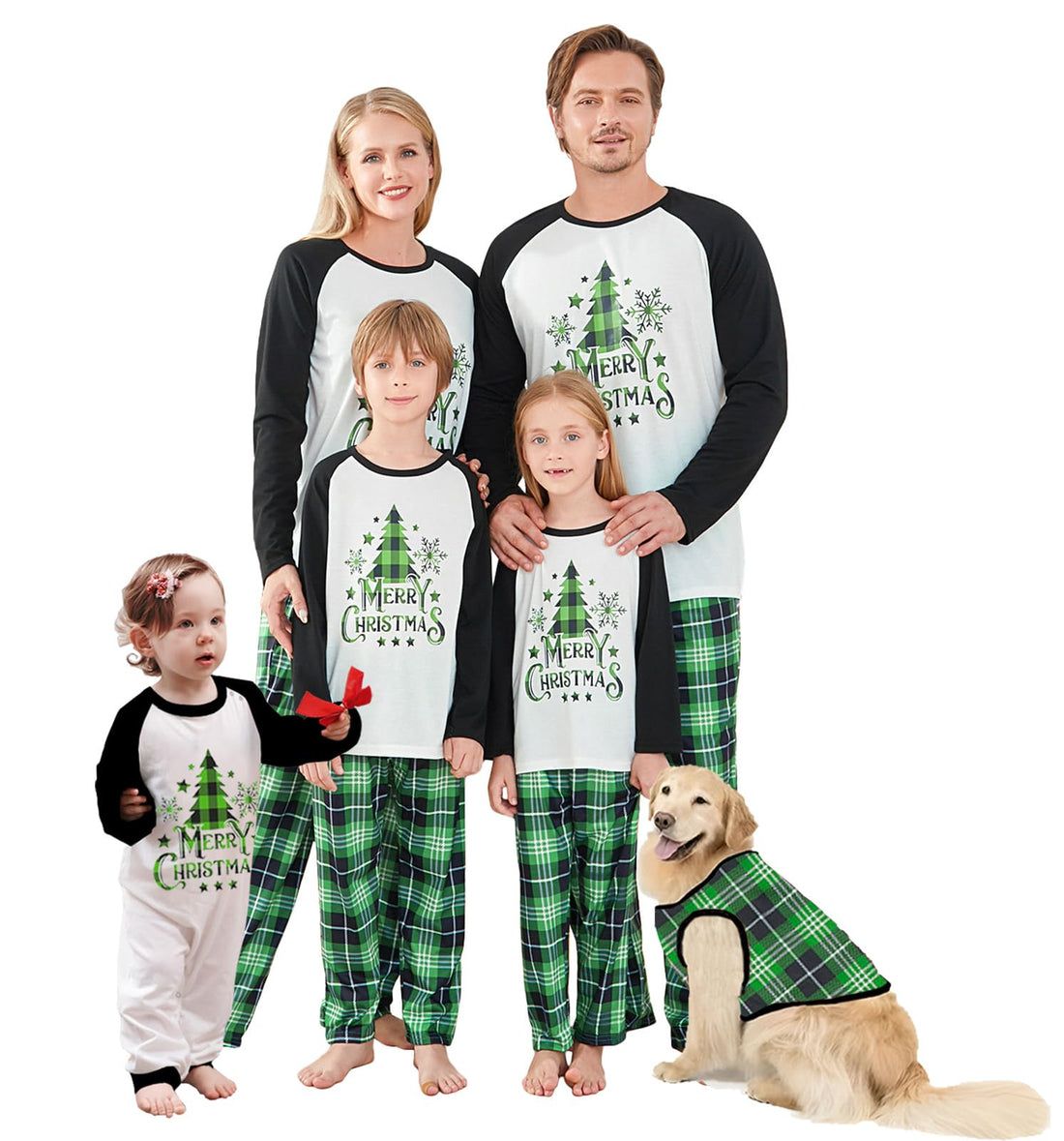 WephuPSho Christmas Family Matching Pajamas, Festive Xmas Jammies Sets for the Whole Family, Holiday Pjs Christmas