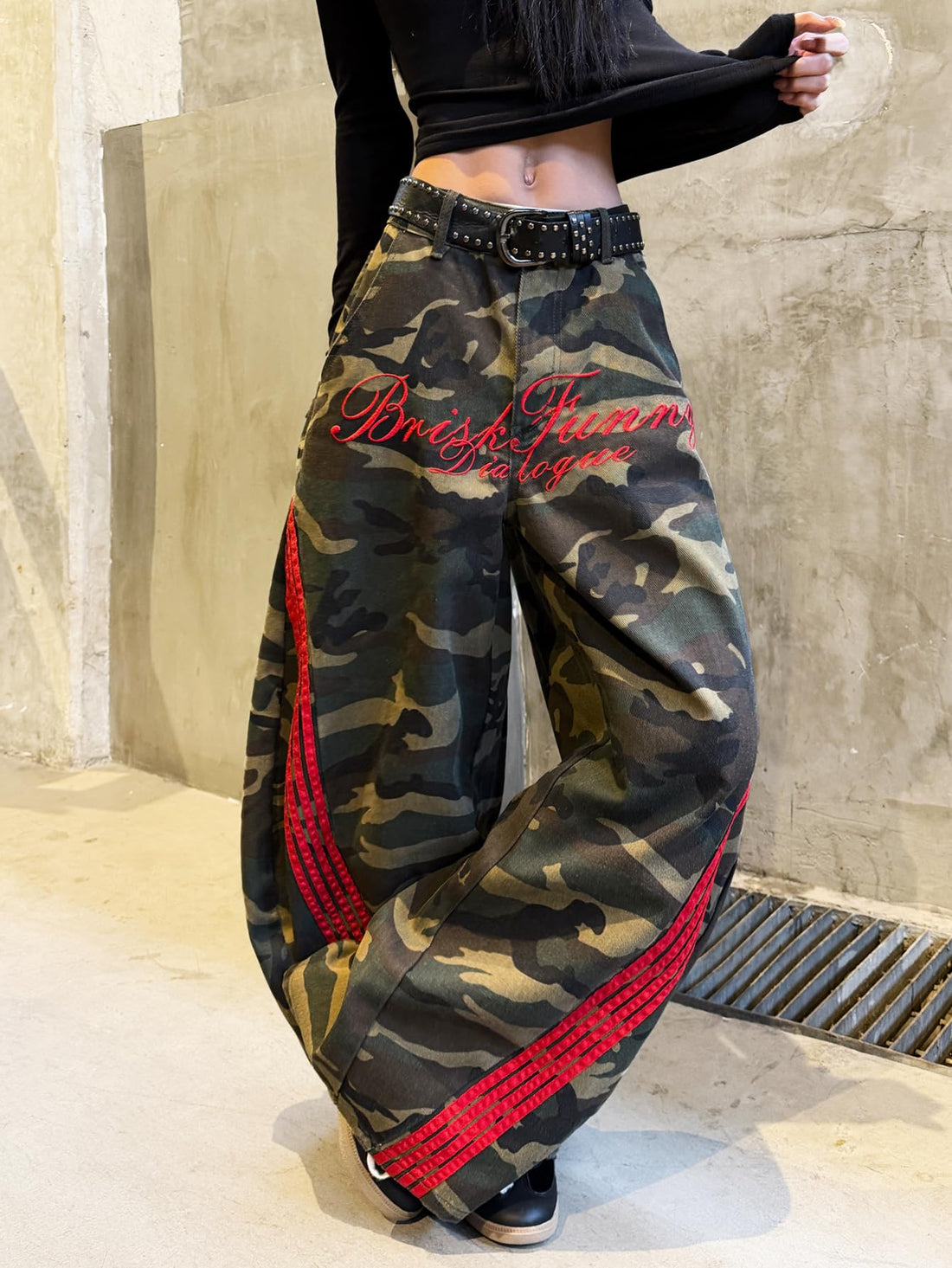 Womens Baggy Jeans Wide Leg Denim Pants Y2k 90s Vintage Hip Hop Loose Long Trousers Streetwear