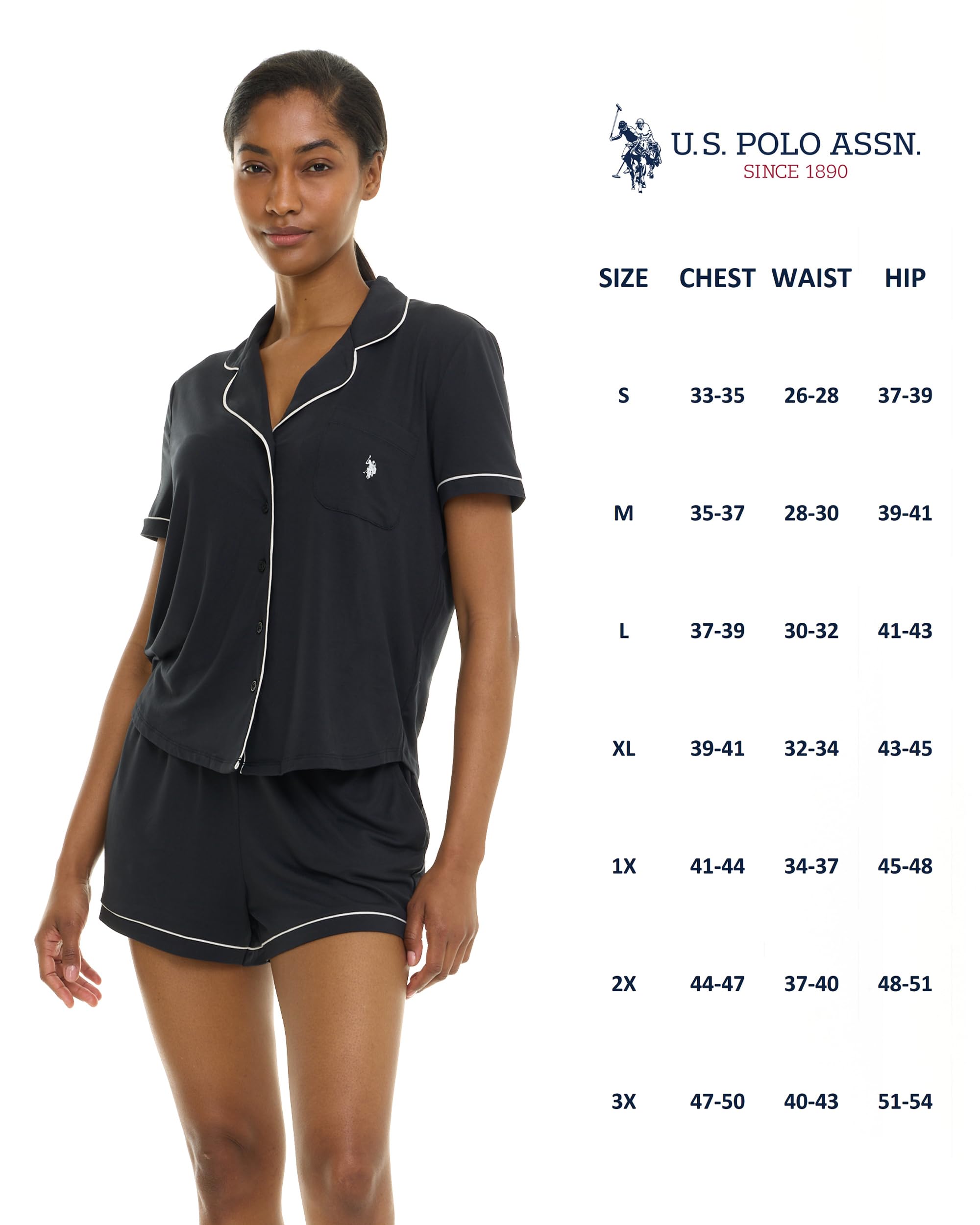 U.S. POLO ASSN. Summer Pajamas for Women Set