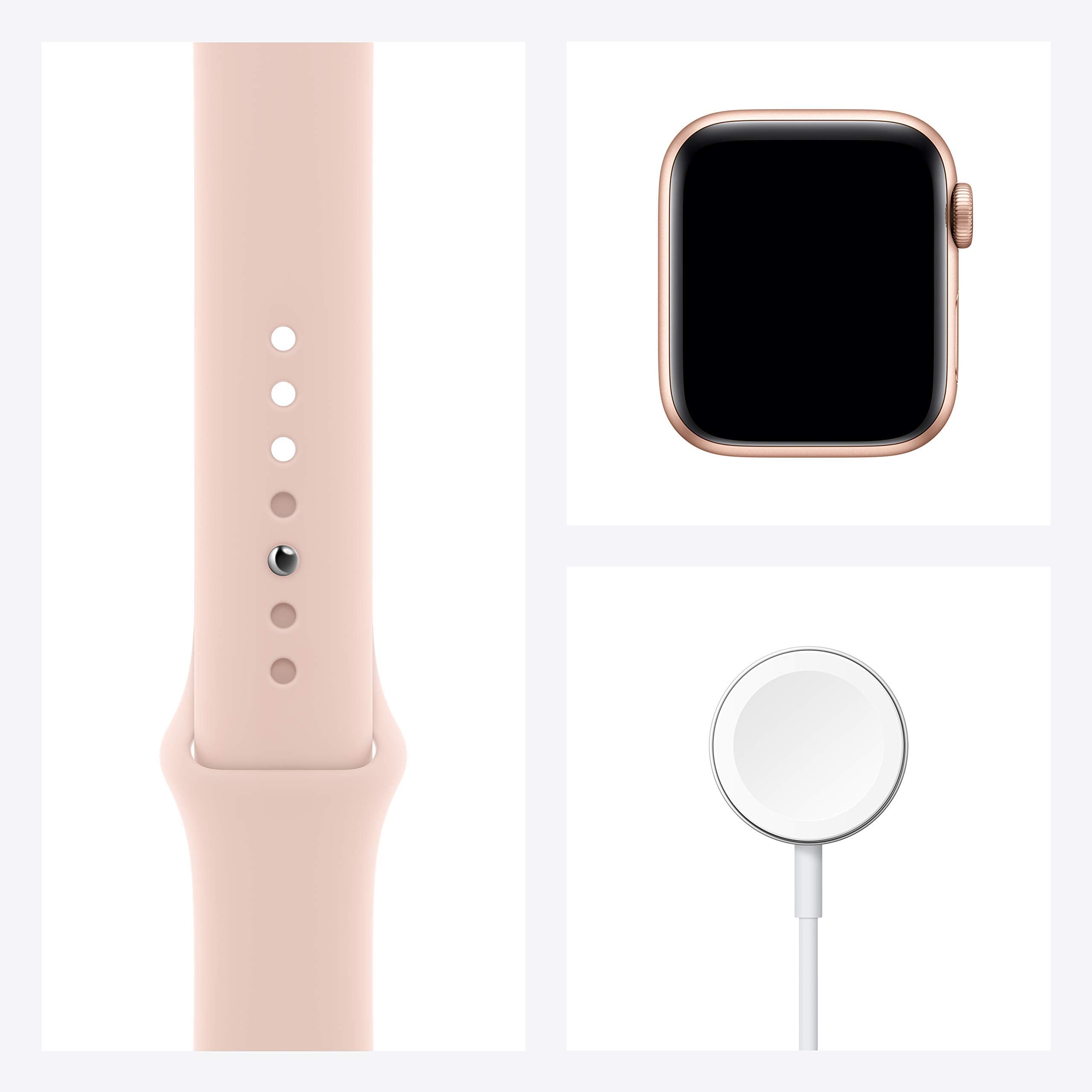 Apple Watch Series 6 (GPS + Cellular, 40mm) - Gold Aluminum Case with Pink Sand Sport Band (Renewed)