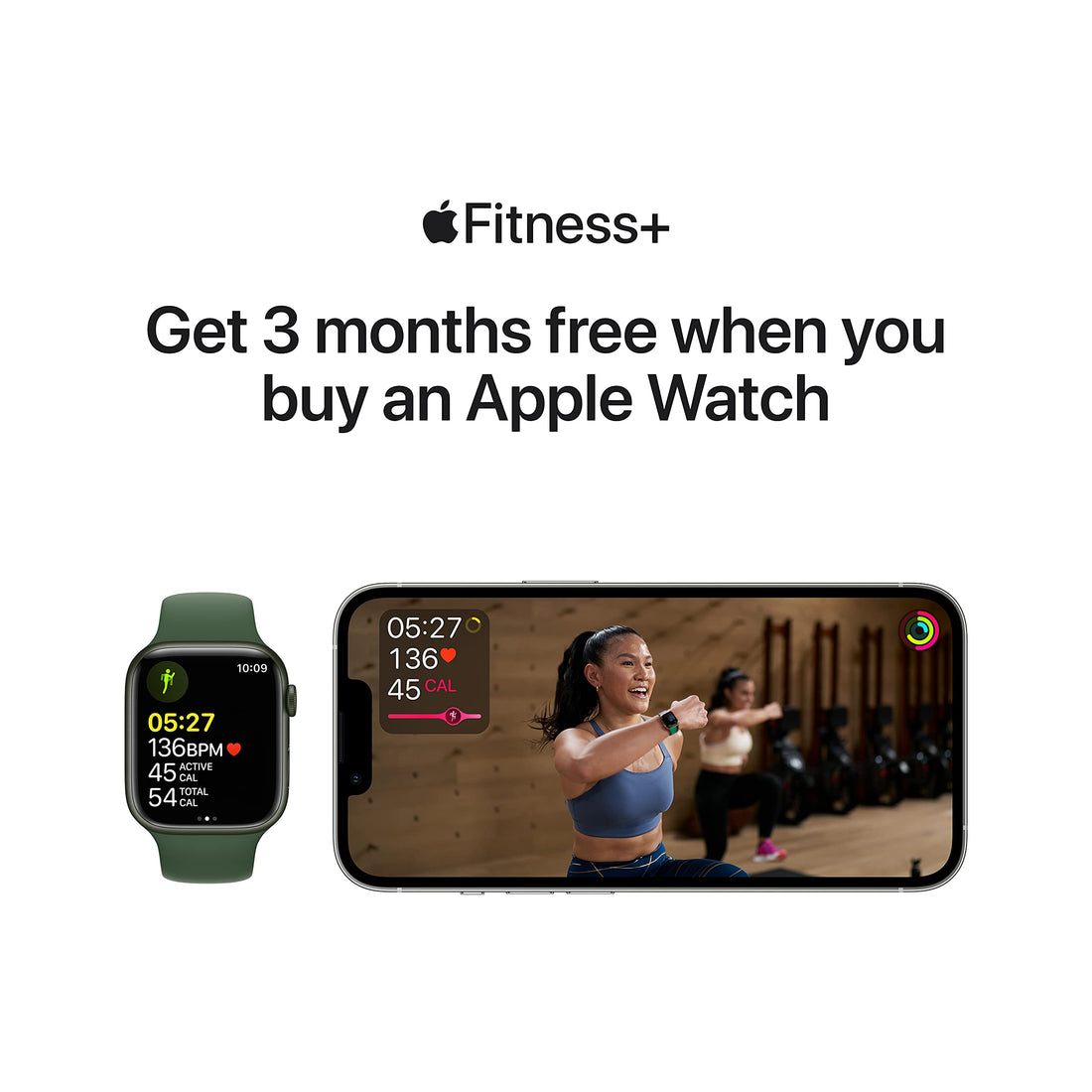 Apple Watch Series 7 (GPS, 41mm) Starlight Aluminum Case with Starlight Sport Band, Regular (Renewed)