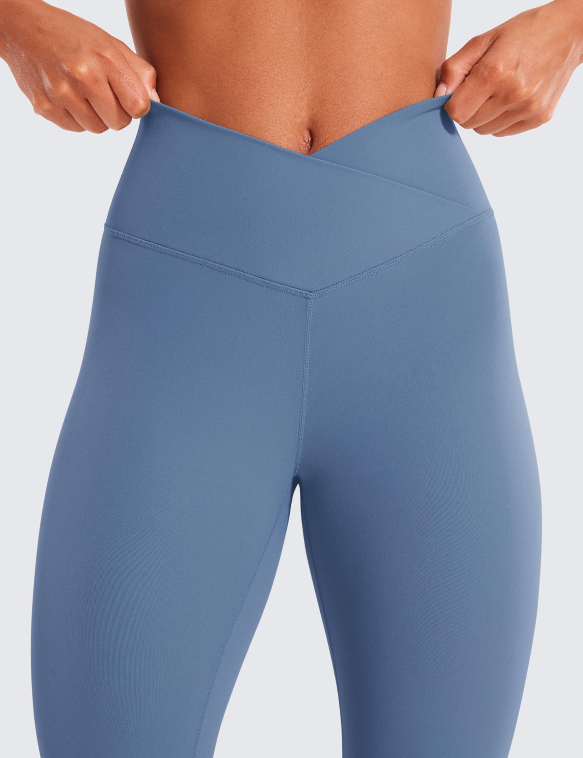 CRZ YOGA Crossover Waist Leggings 25"