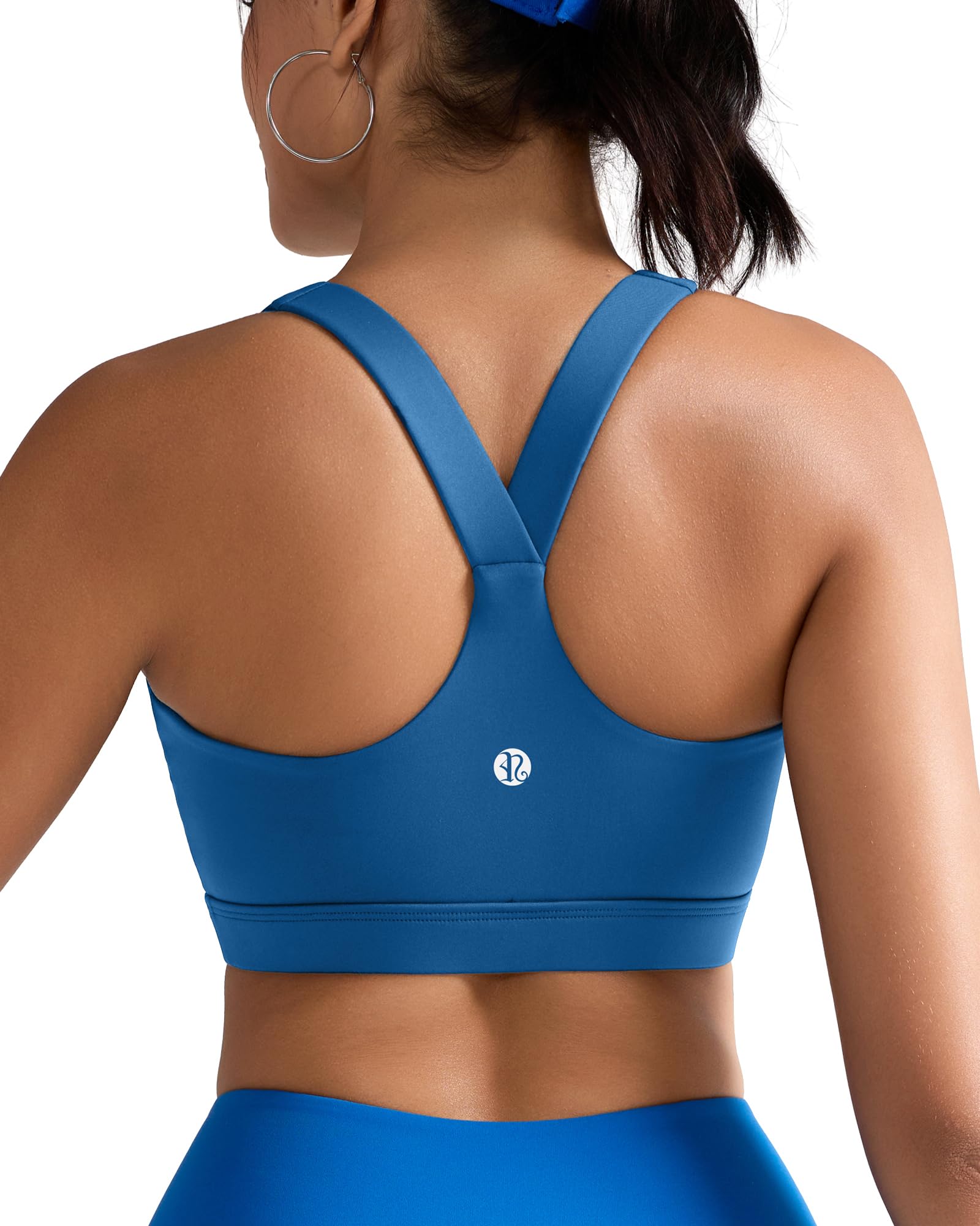 RUNNING GIRL Sports Bras for Women, Molded Cup High Impact Sports Bra Workout Bras for Women High Support Racerback