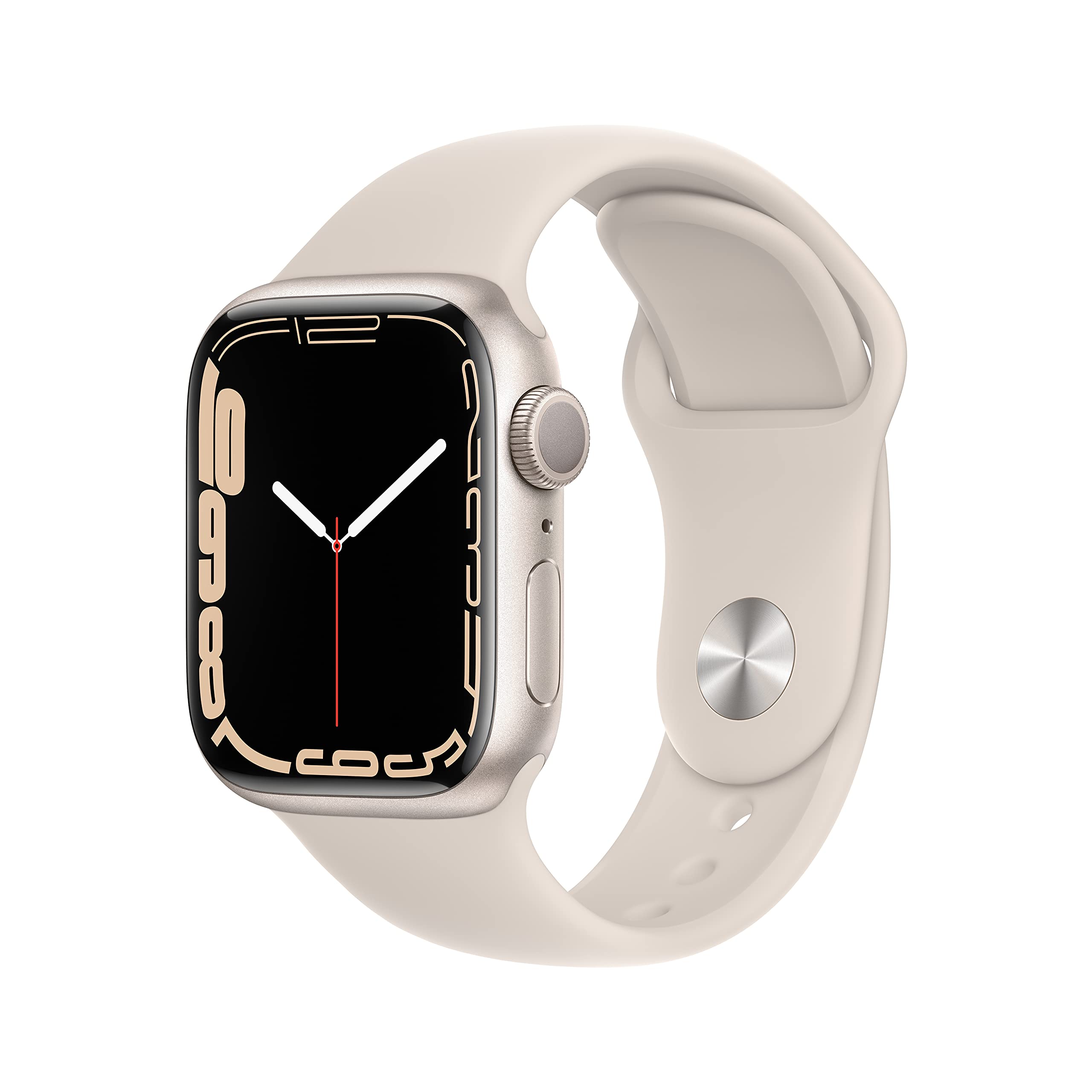 Apple Watch Series 7 [GPS + Cellular 45mm] Smart watch w/ (PRODUCT)RED Aluminum Case with (PRODUCT)RED Sport Band. Fitness Tracker, Blood Oxygen & ECG Apps, Always-On Retina Display, Water Resistant