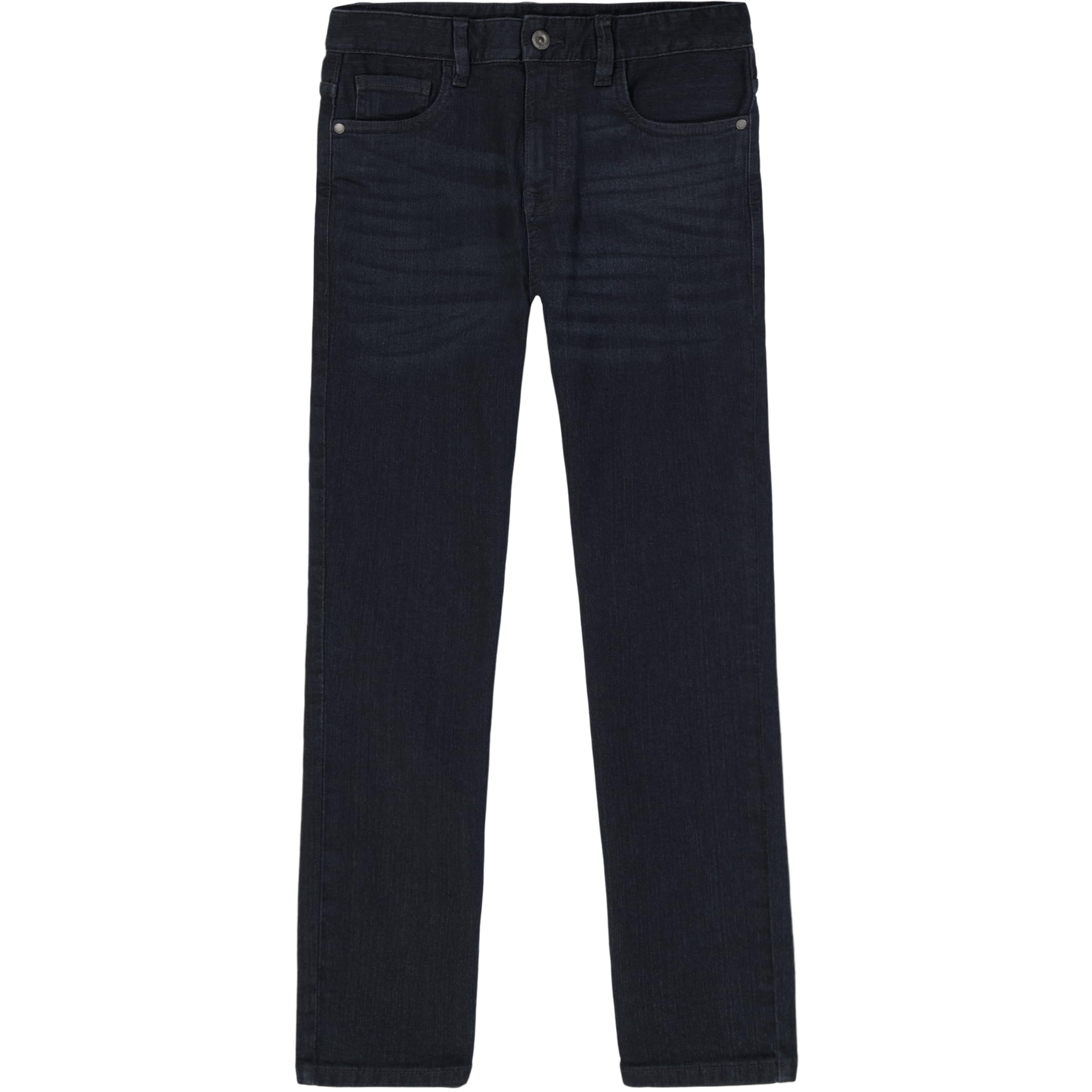 Nautica Boys' Classic Fit Straight Leg Denim Jeans, 5-Pocket Style, Zipper Fly & Button Closure