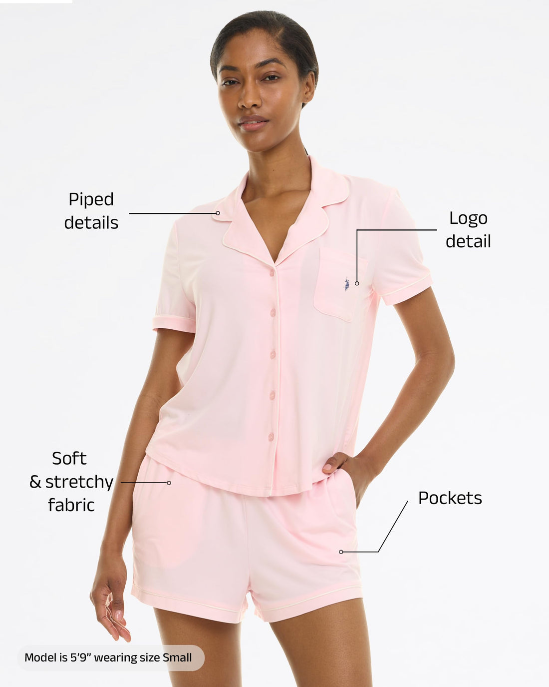 U.S. POLO ASSN. Summer Pajamas for Women Set