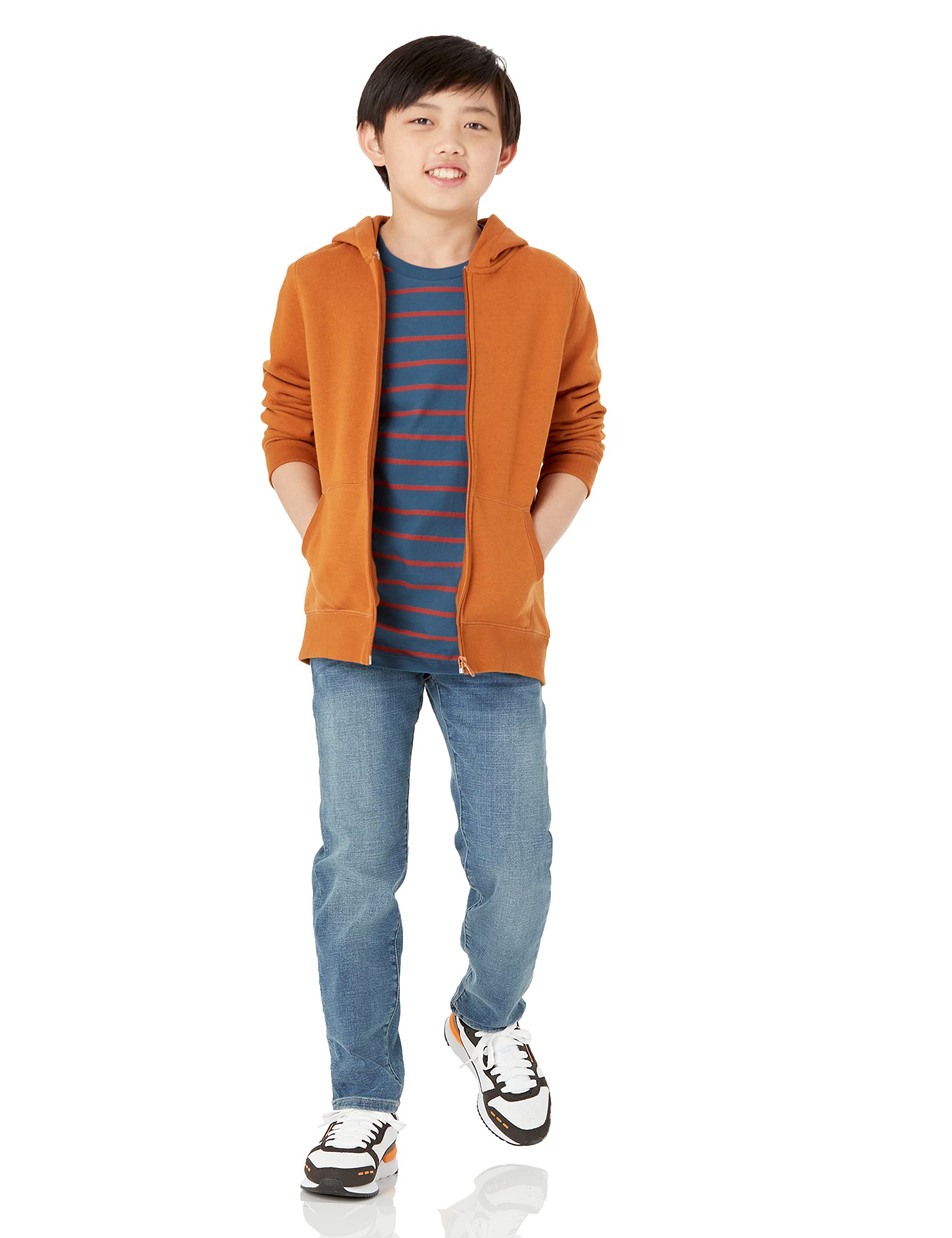 Amazon Essentials Boys' Regular Straight-Fit Jeans