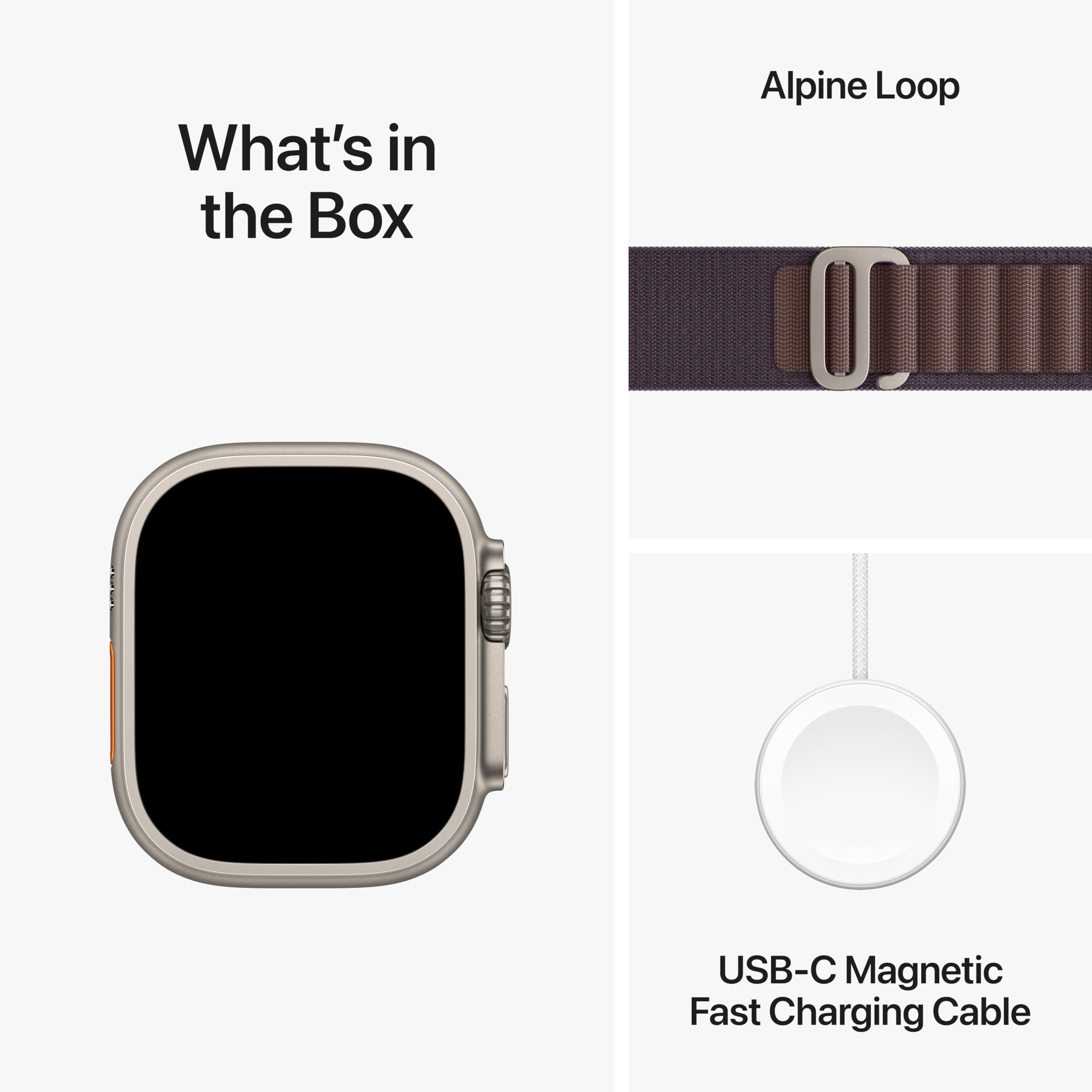 Apple Watch Ultra 2 [GPS + Cellular, 49mm] - Titanium Case with Blue Ocean Band, One Size (Renewed)