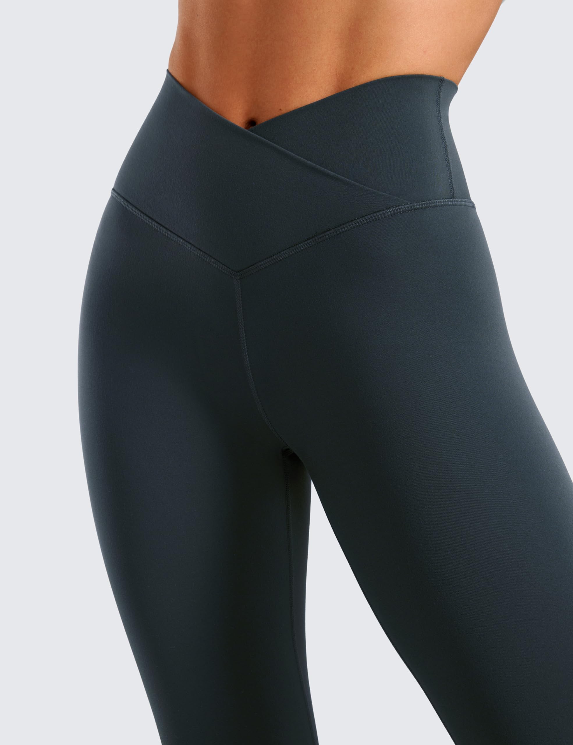 CRZ YOGA Crossover Waist Leggings 25"