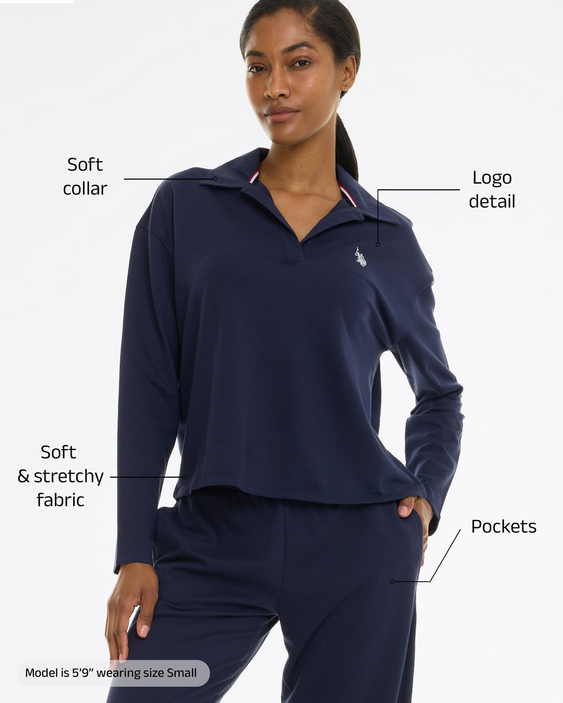 U.S. POLO ASSN. Womens Pajama Sets 2 Piece