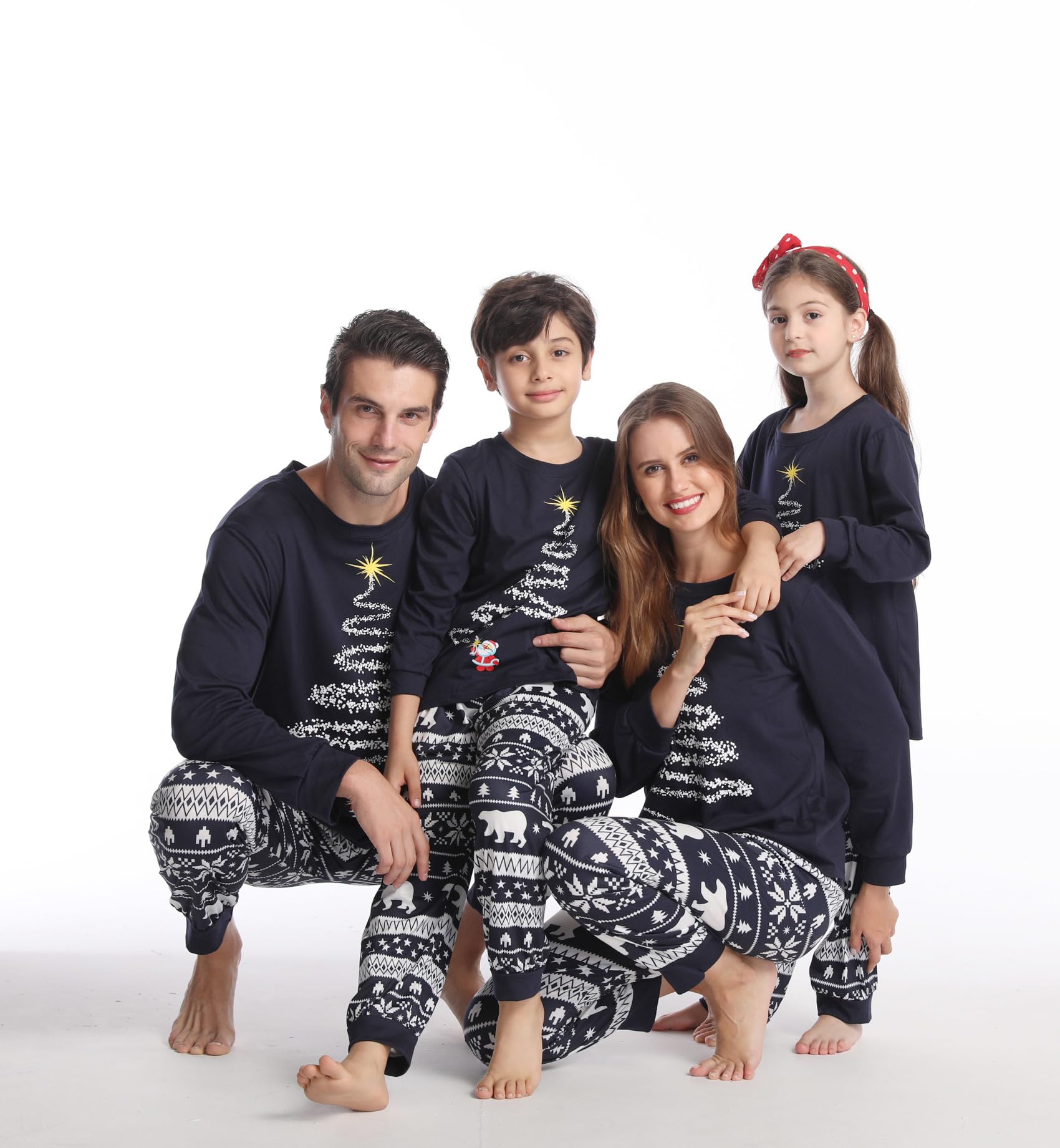 Family Christmas Pajamas Matching sets,Matching Christmas Pajamas Set for family,Womens Sleepwear, Xmas PJS Set