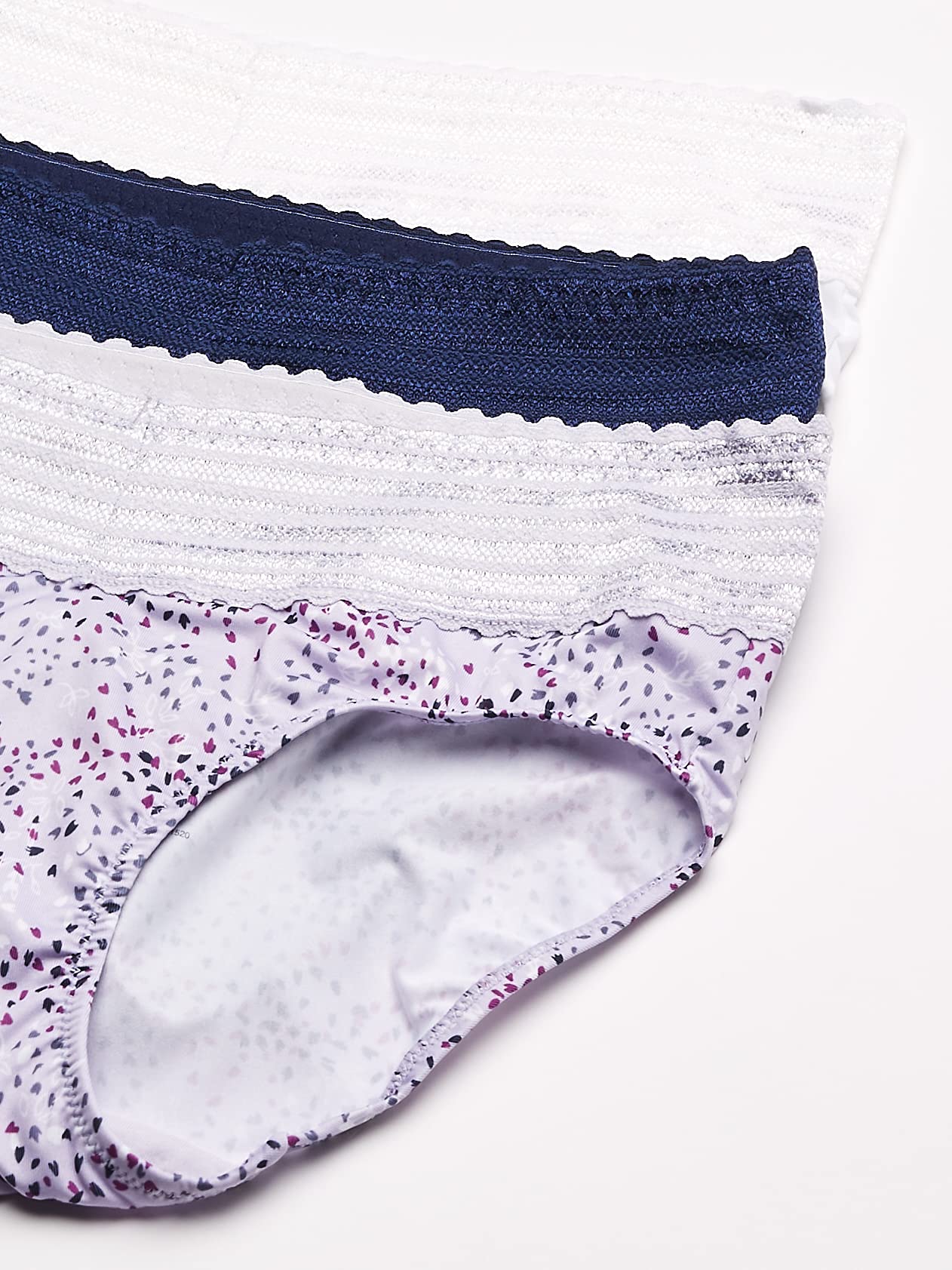 Warner's womens Blissful Benefits No Muffin 3 Pack Hipster Panties