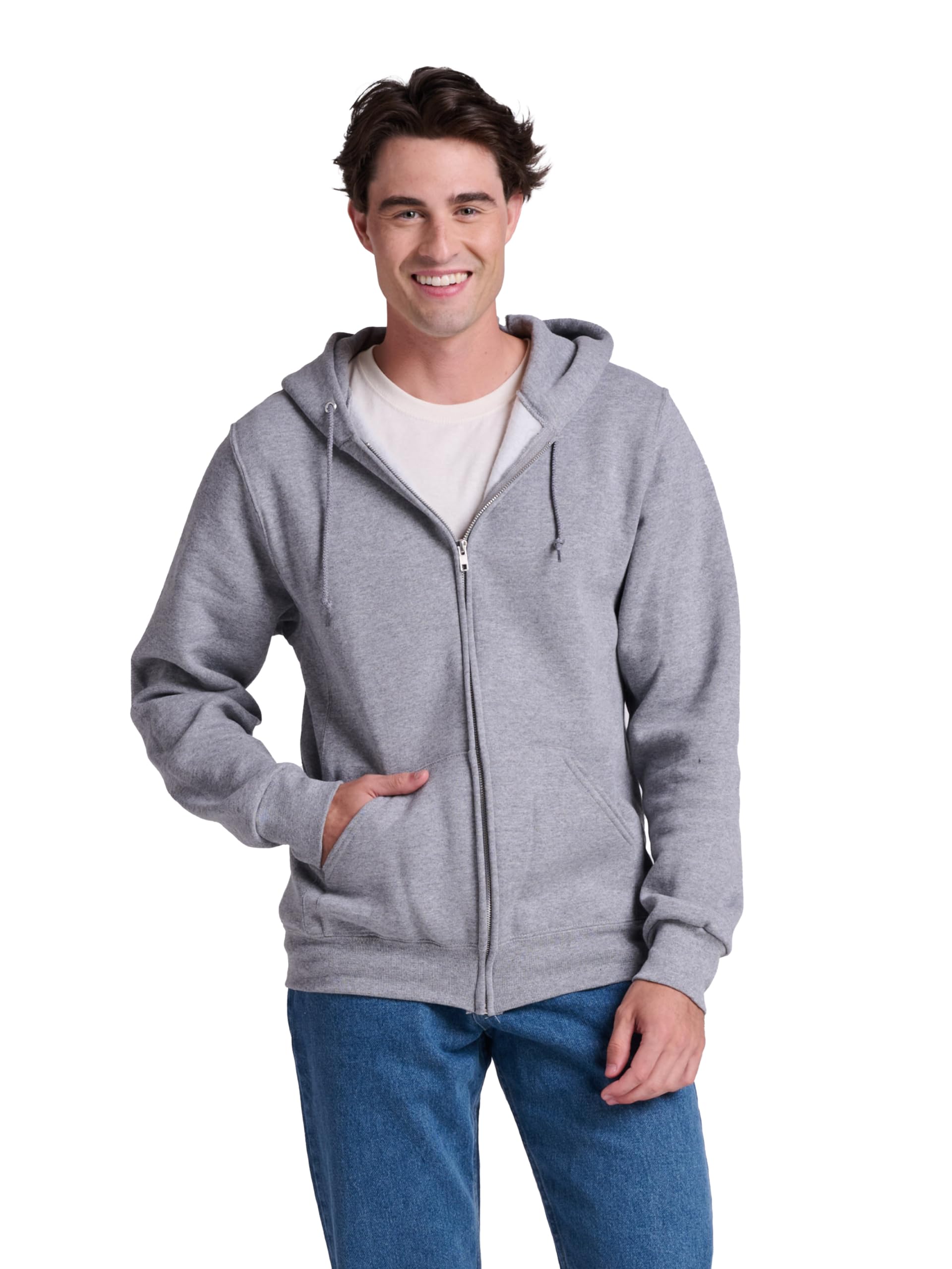 Russell Athletic mens Dri-power Fleece Hoodies, Moisture Wicking, Cotton Blend, Relaxed Fit, Sizes S-4x