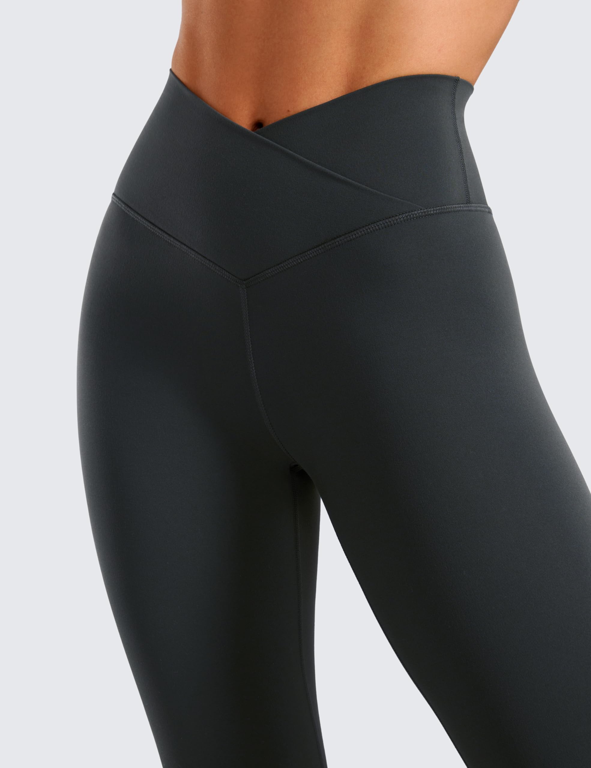 CRZ YOGA Crossover Waist Leggings 25"