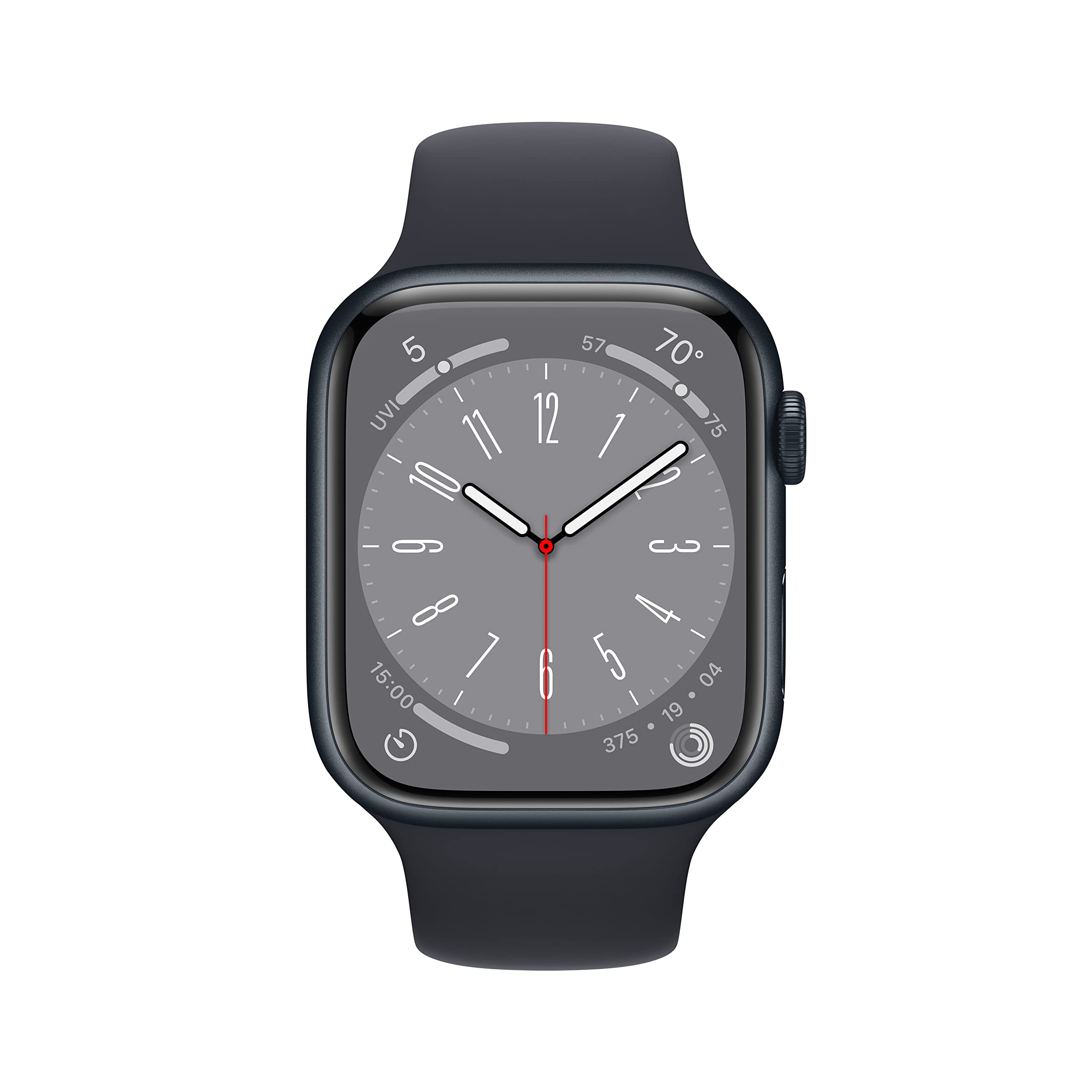 Apple Watch Series 8 [GPS + Cellular 41mm] Smart watch w/ (PRODUCT)RED Aluminum Case w/ (PRODUCT)RED Sport Band-M/L. Fitness Tracker, Blood Oxygen & ECG Apps, Always-On Retina Display, Water Resistant