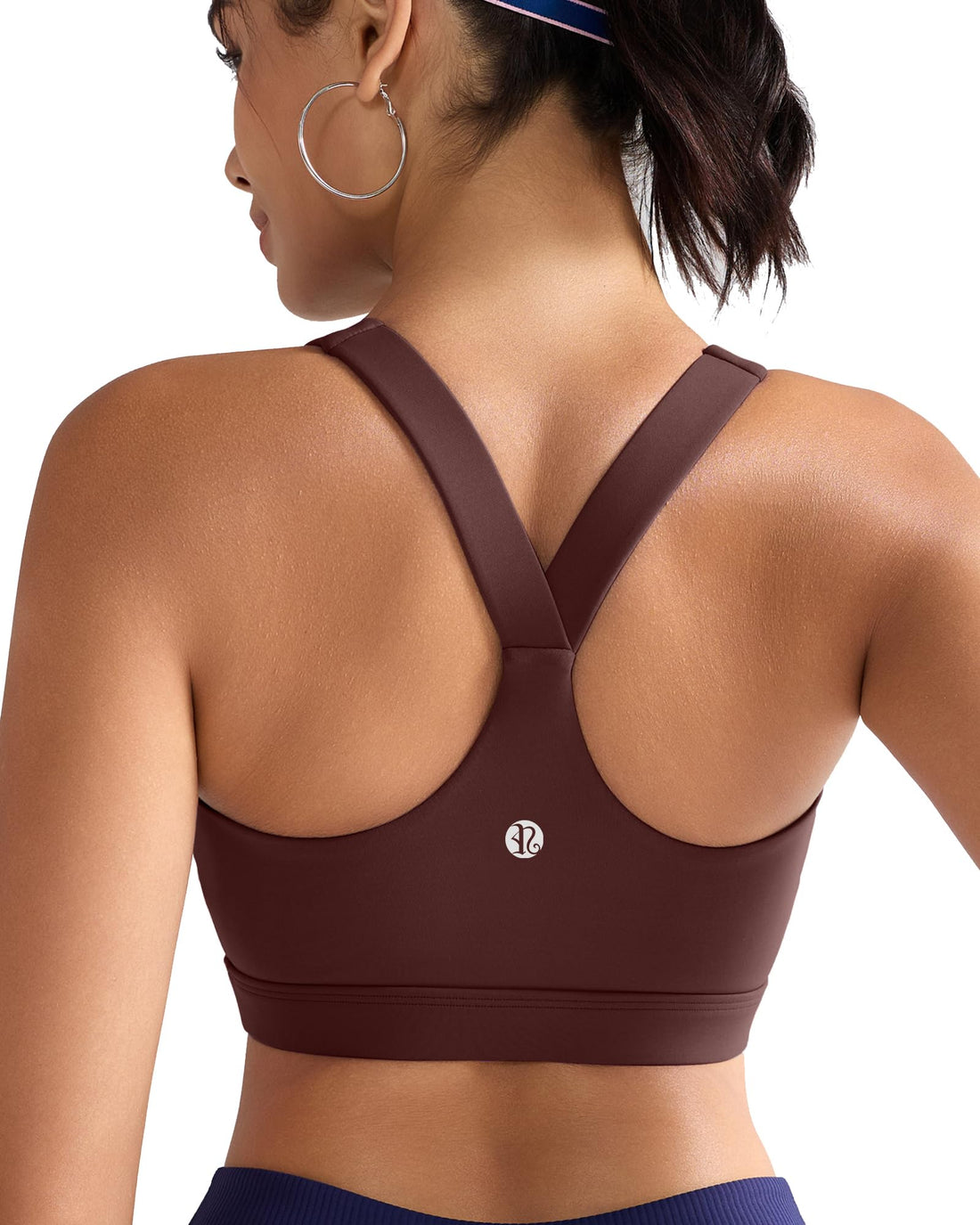 RUNNING GIRL Sports Bras for Women, Molded Cup High Impact Sports Bra Workout Bras for Women High Support Racerback