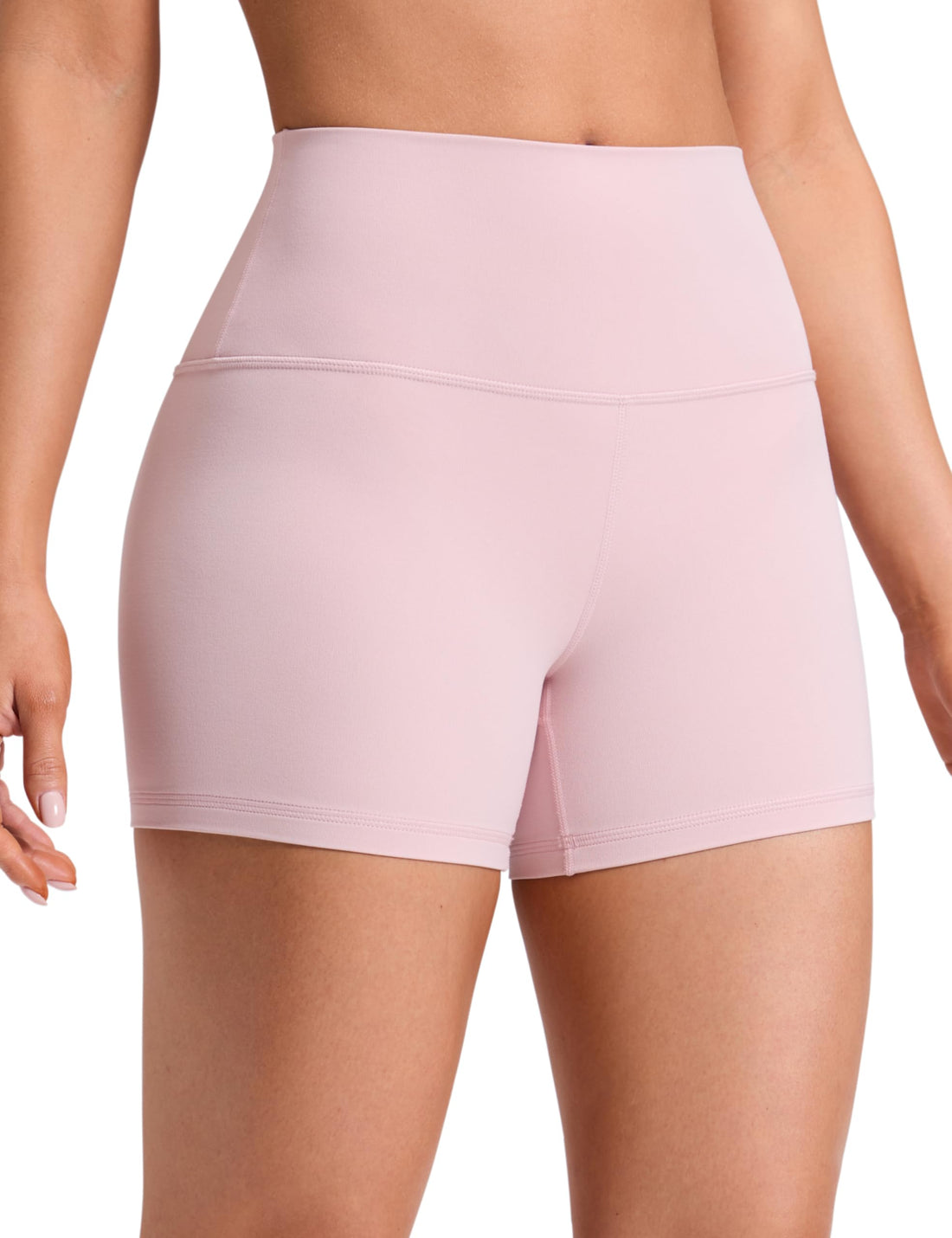 CRZ YOGA Butterluxe Biker Shorts 4" | Extremely Soft, Gentle Compression, Yoga, High Waisted, for Women