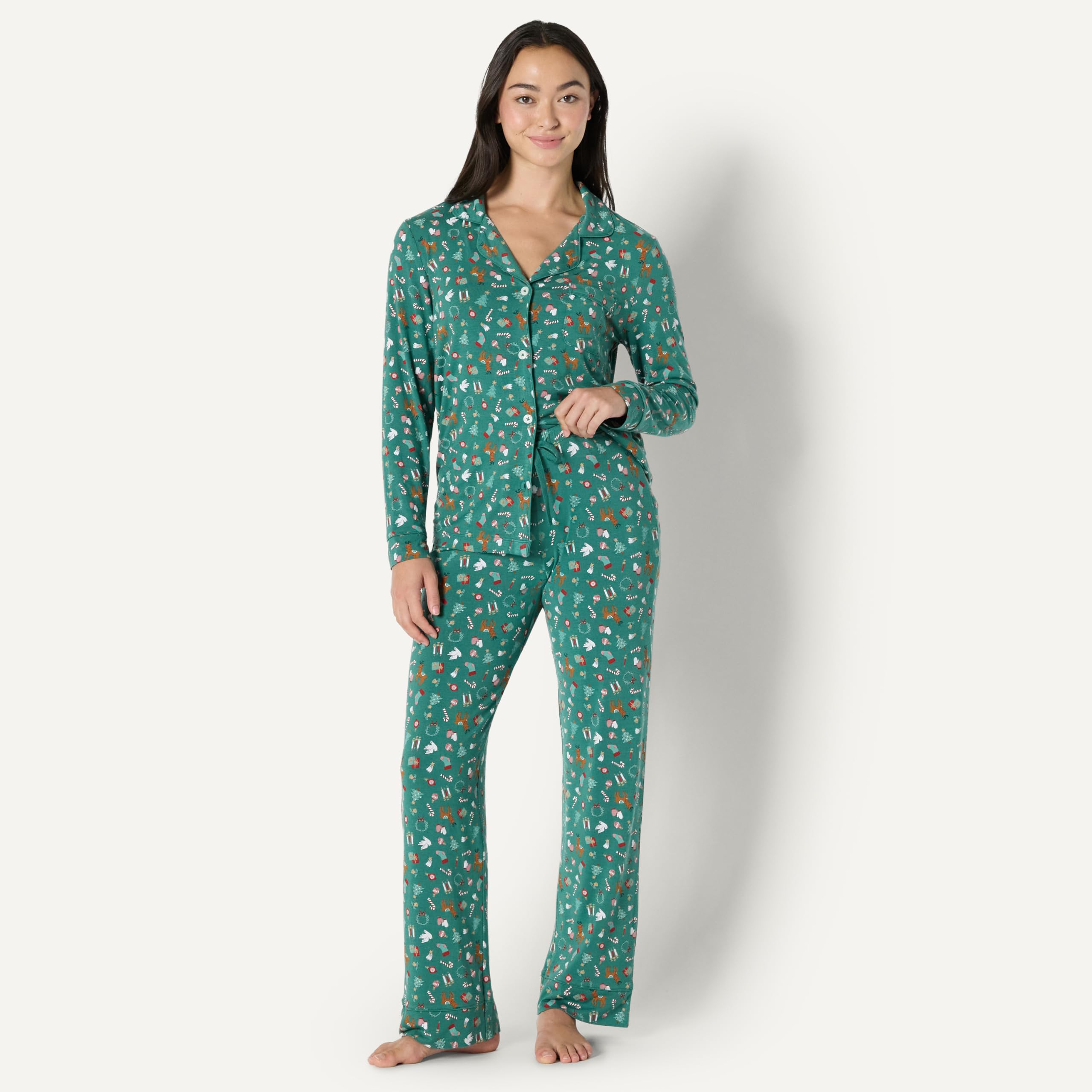 Amazon Essentials x Sofia Grainge Matching Holiday Family Pajama Sets