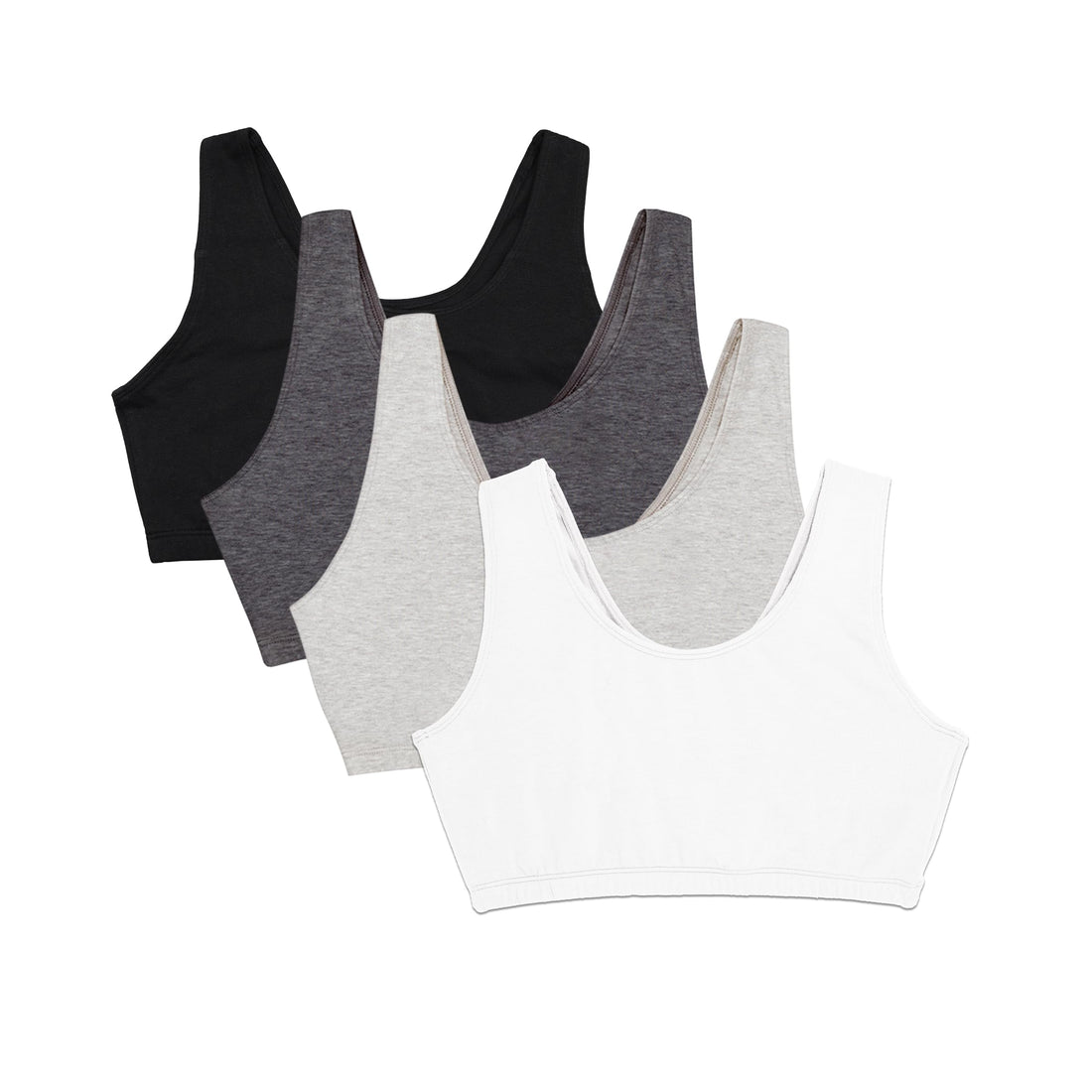 Fruit of the Loom Women's Built Up Tank Style Sports Bra Value Pack