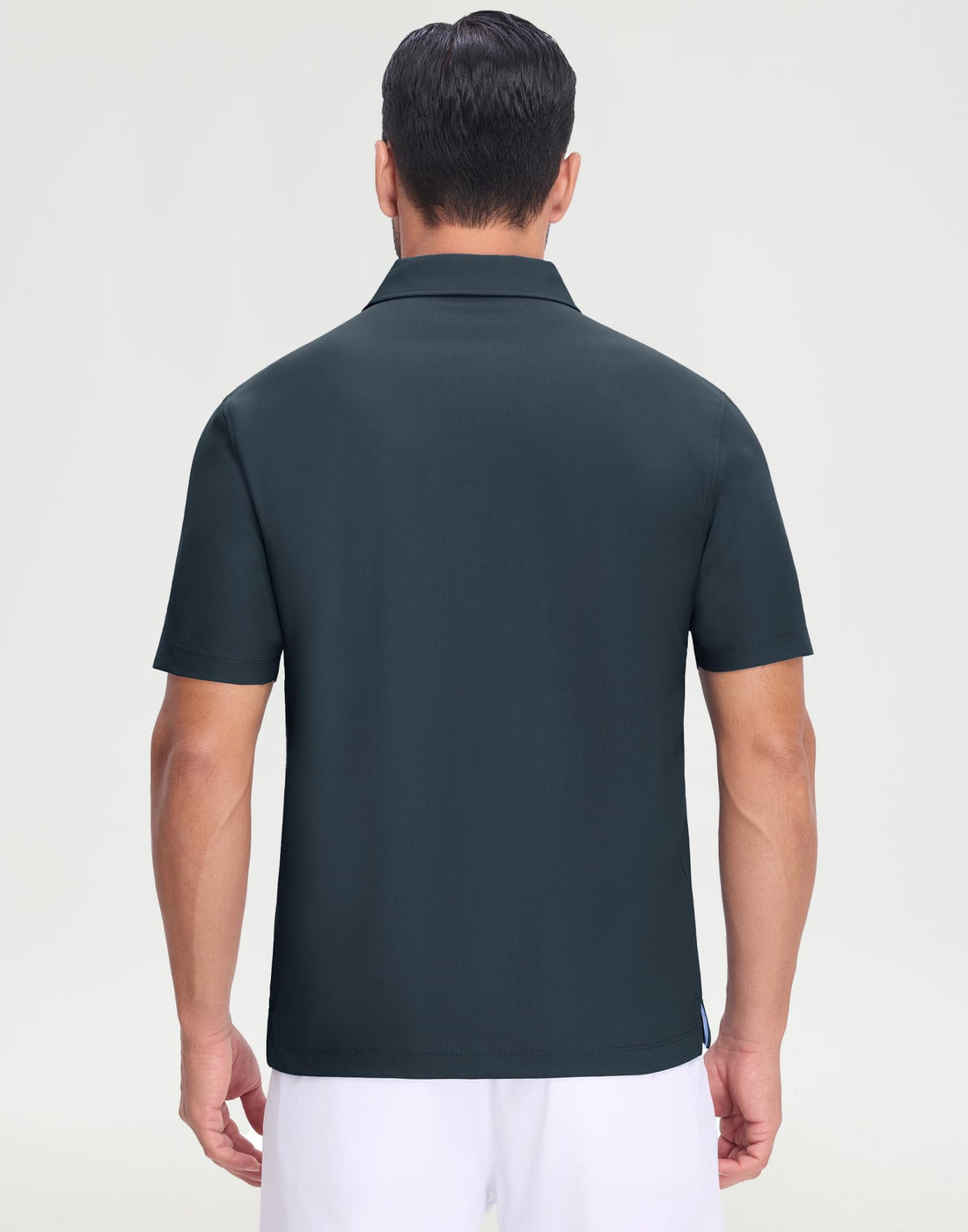 M MAELREG Golf Shirts for Men Dry Fit Waffle Textured Collared Short Sleeve Moisture Wicking Casual Sports Mens Polo Shirts