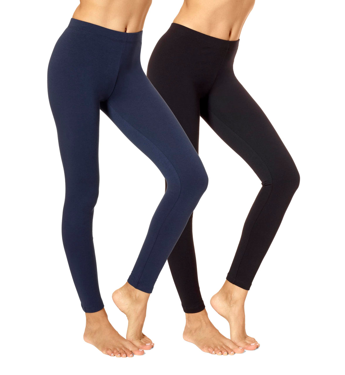 no nonsense Women's Leggings - Soft Cotton Feel, Comfortable & Perfect for Layering, Gentle Elastic Waistband