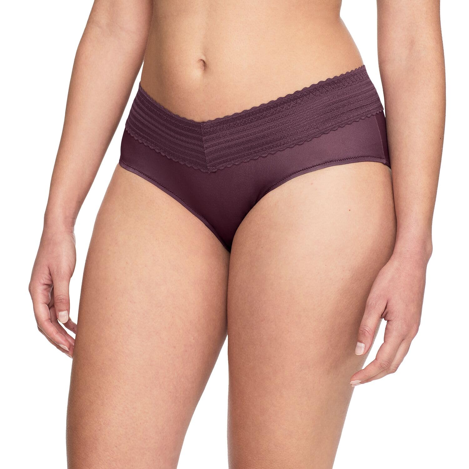 Warner's womens No Pinching No Problems Dig-free Comfort Waist With Lace Microfiber Hipster 5609j